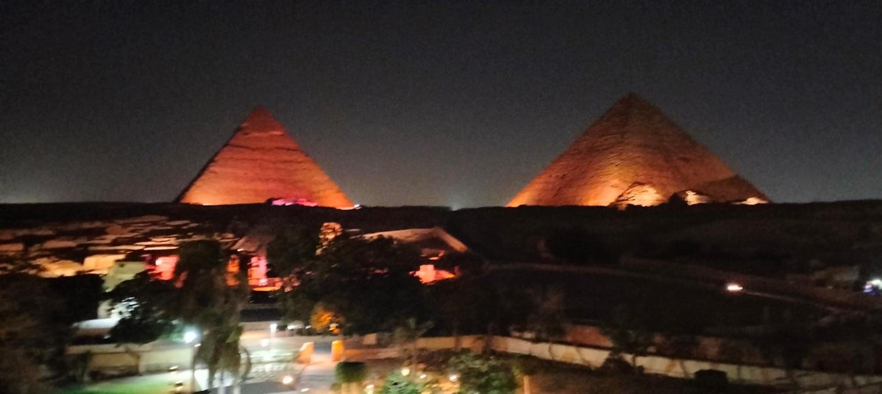 Zeina pyramids view