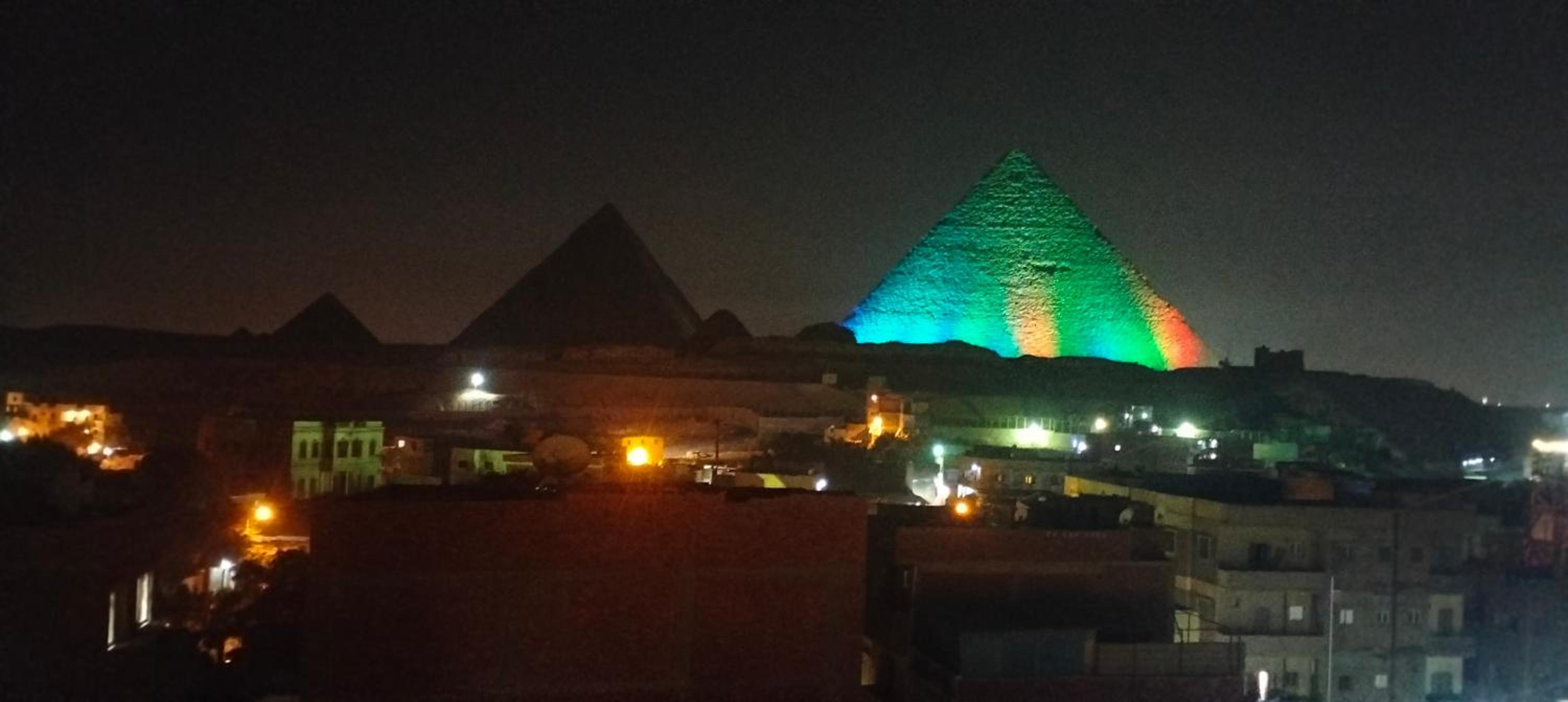 Zeina pyramids view