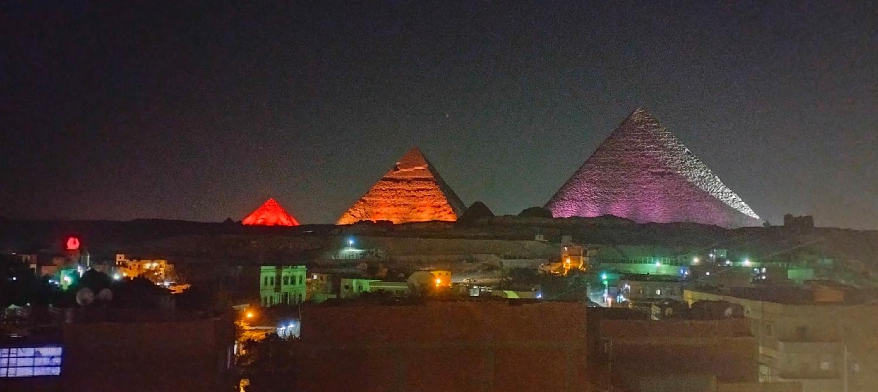 Zeina pyramids view