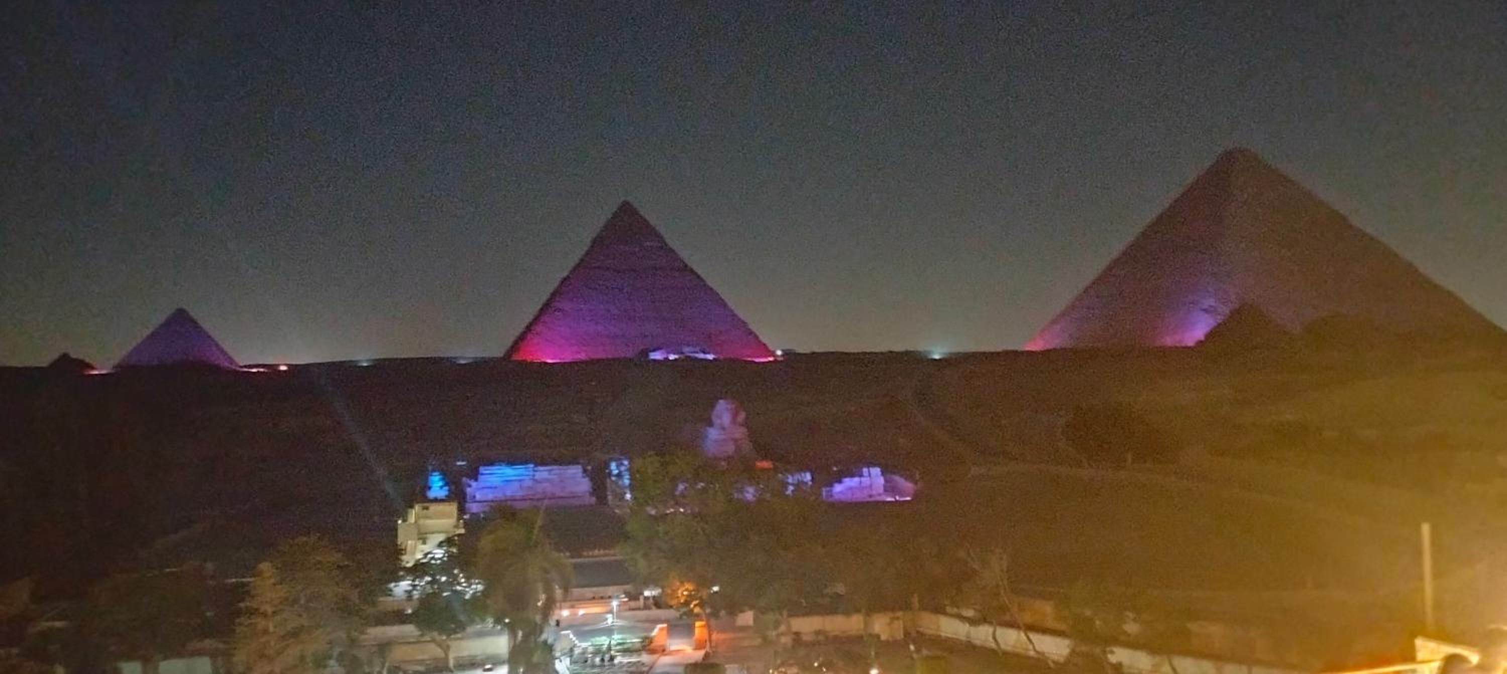 Zeina pyramids view