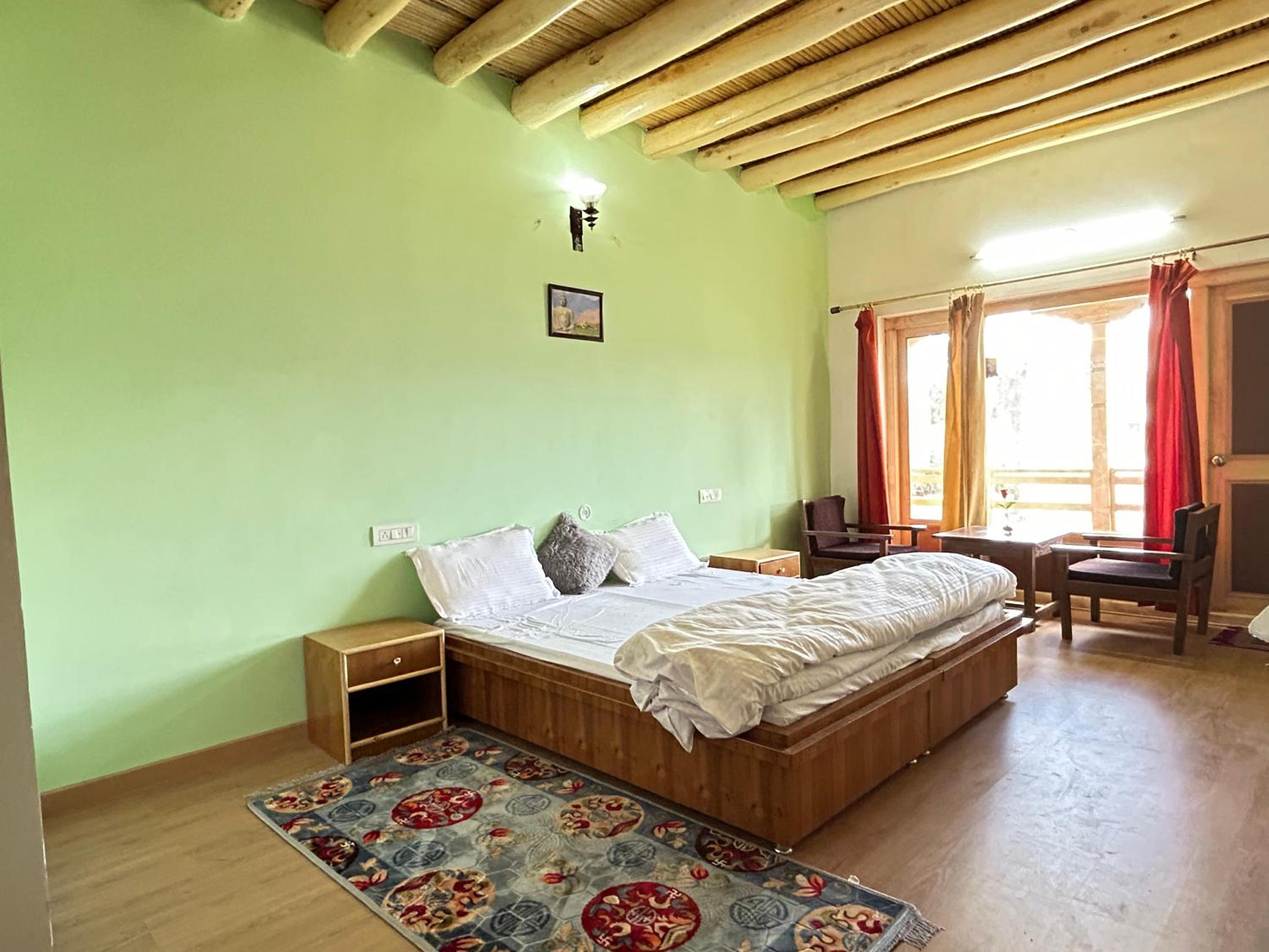 Scenic ladakh homestay upper Tukcha leh view 2