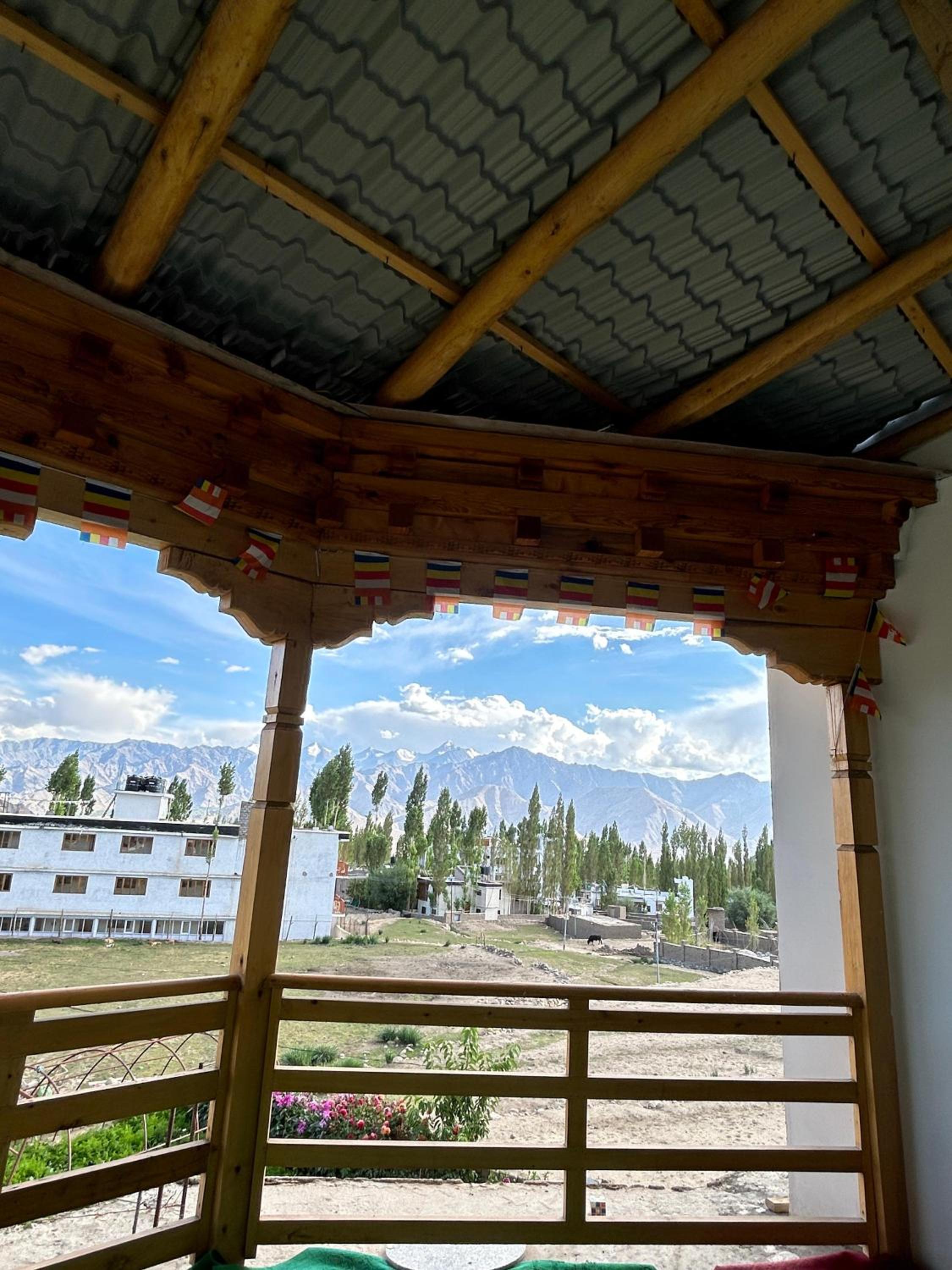 Scenic ladakh homestay upper Tukcha leh view 3
