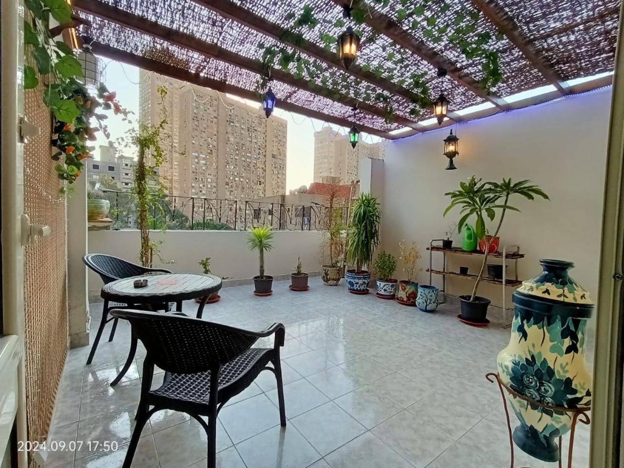 Lovely & Calm Rooftop in Maadi 5 min from the Nile
