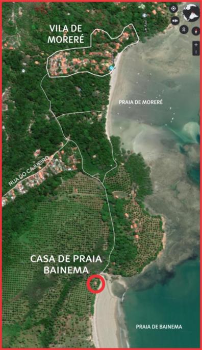 Casa de Praia Bainema (pé na areia) - Moreré