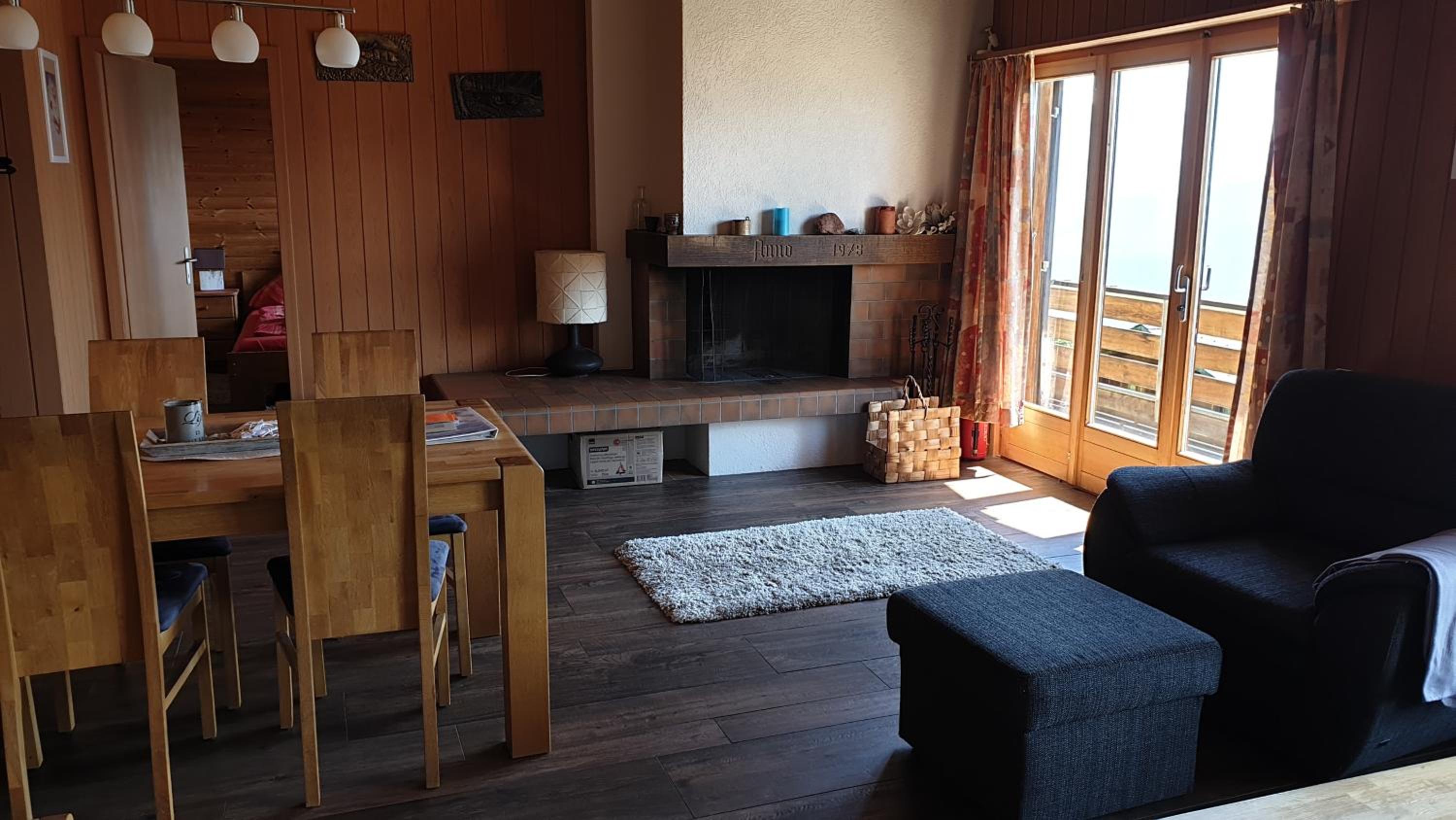 Chalet Hinkelstein in Beatenberg traumhafte Aussicht auf Eiger, Mönch & Jungfrau