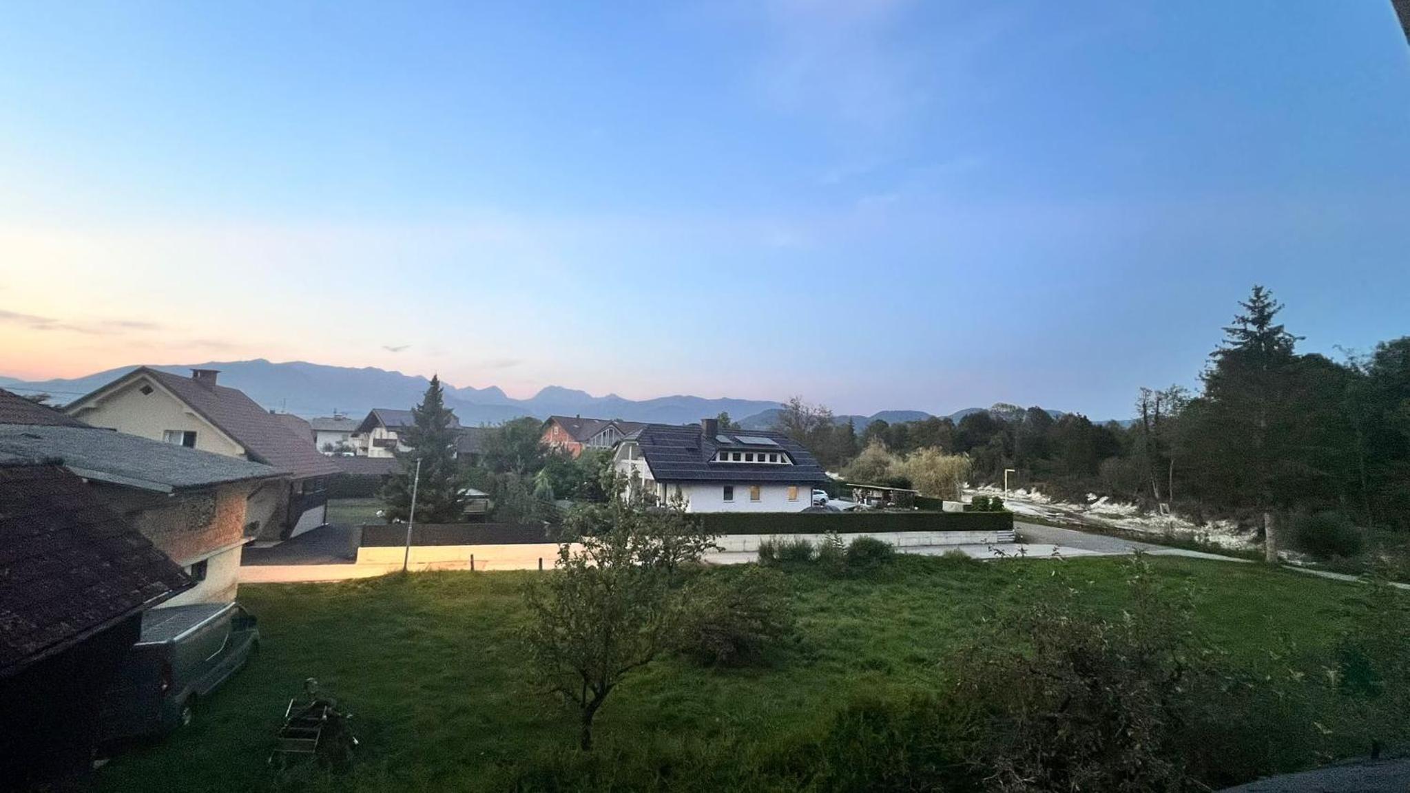 Riverbank - Mountain view