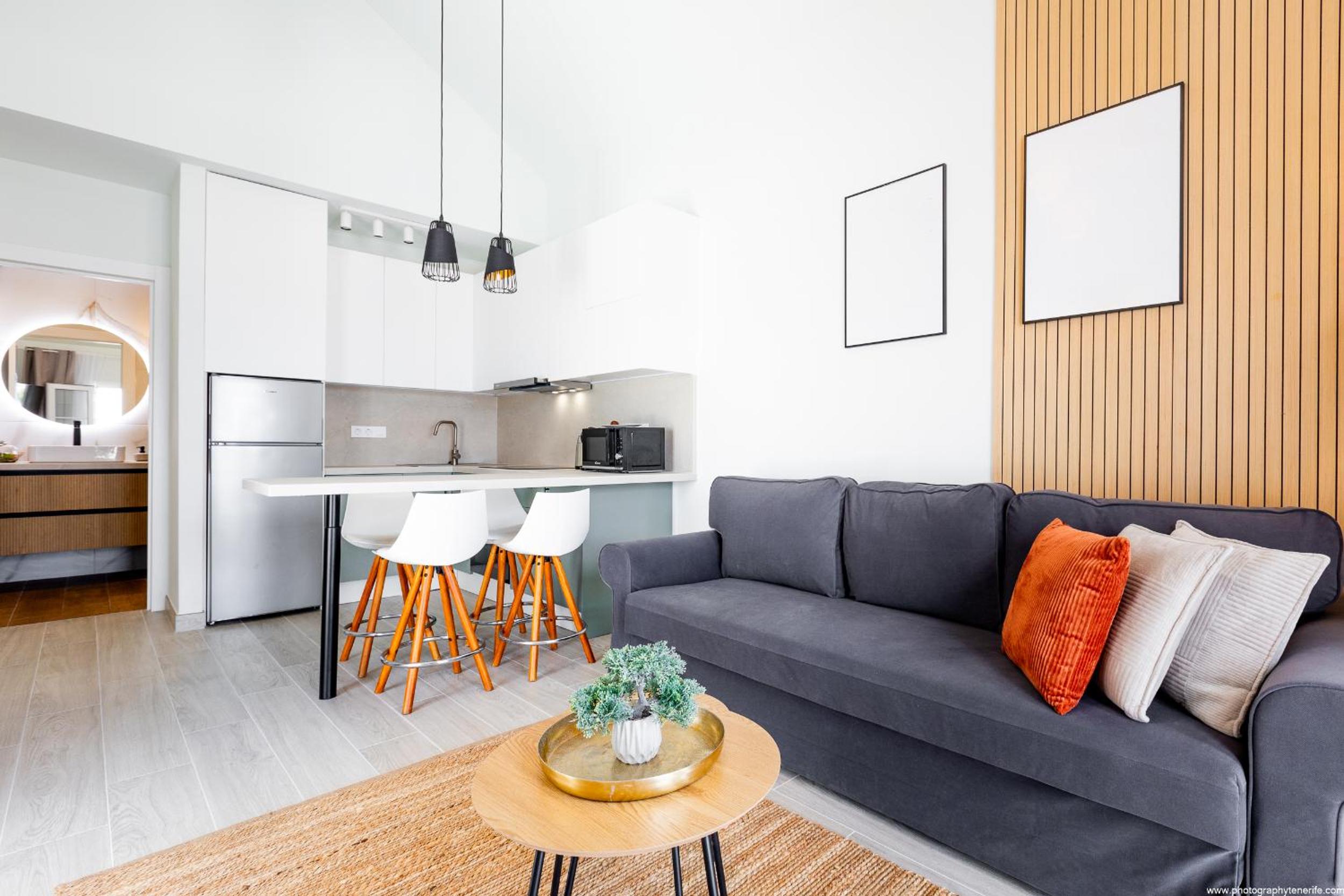 Spacious apartment with ocean view