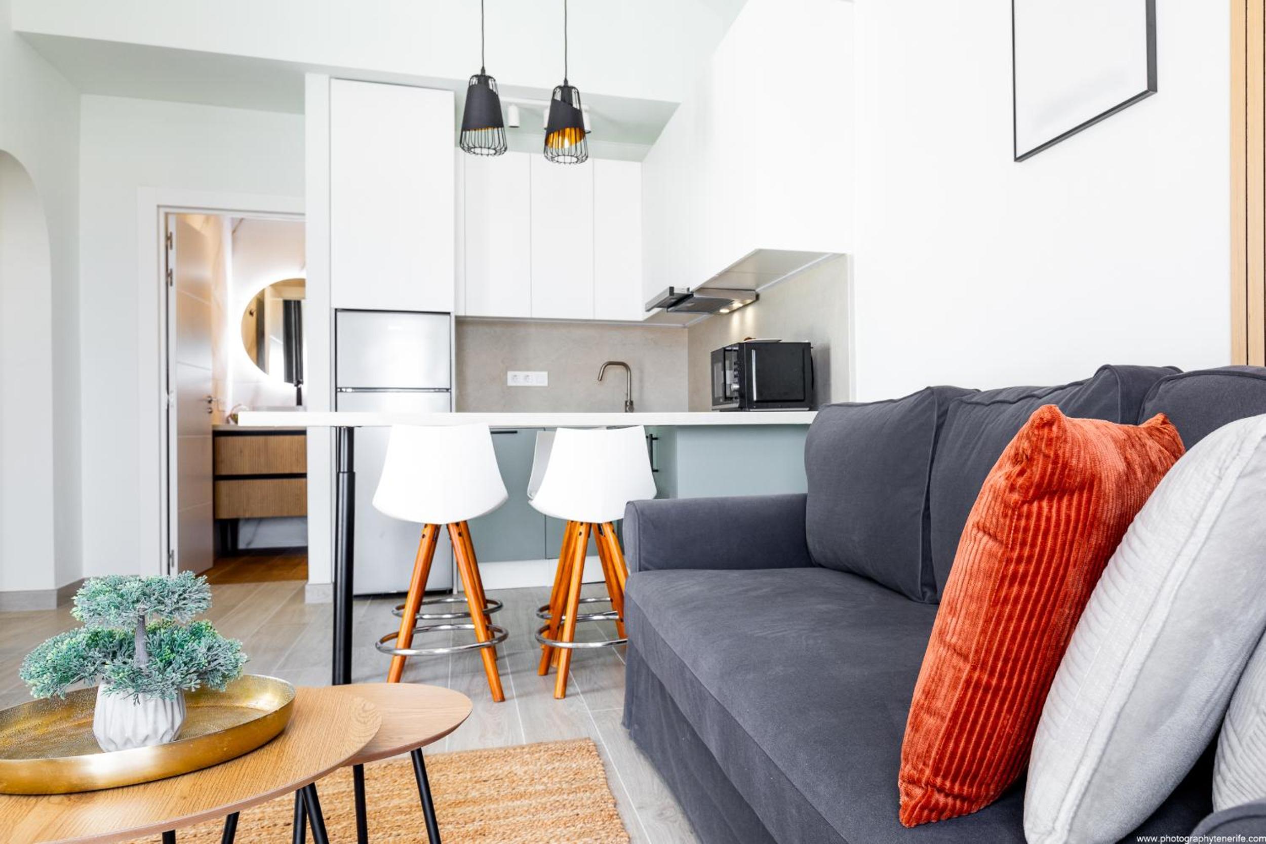 Spacious apartment with ocean view