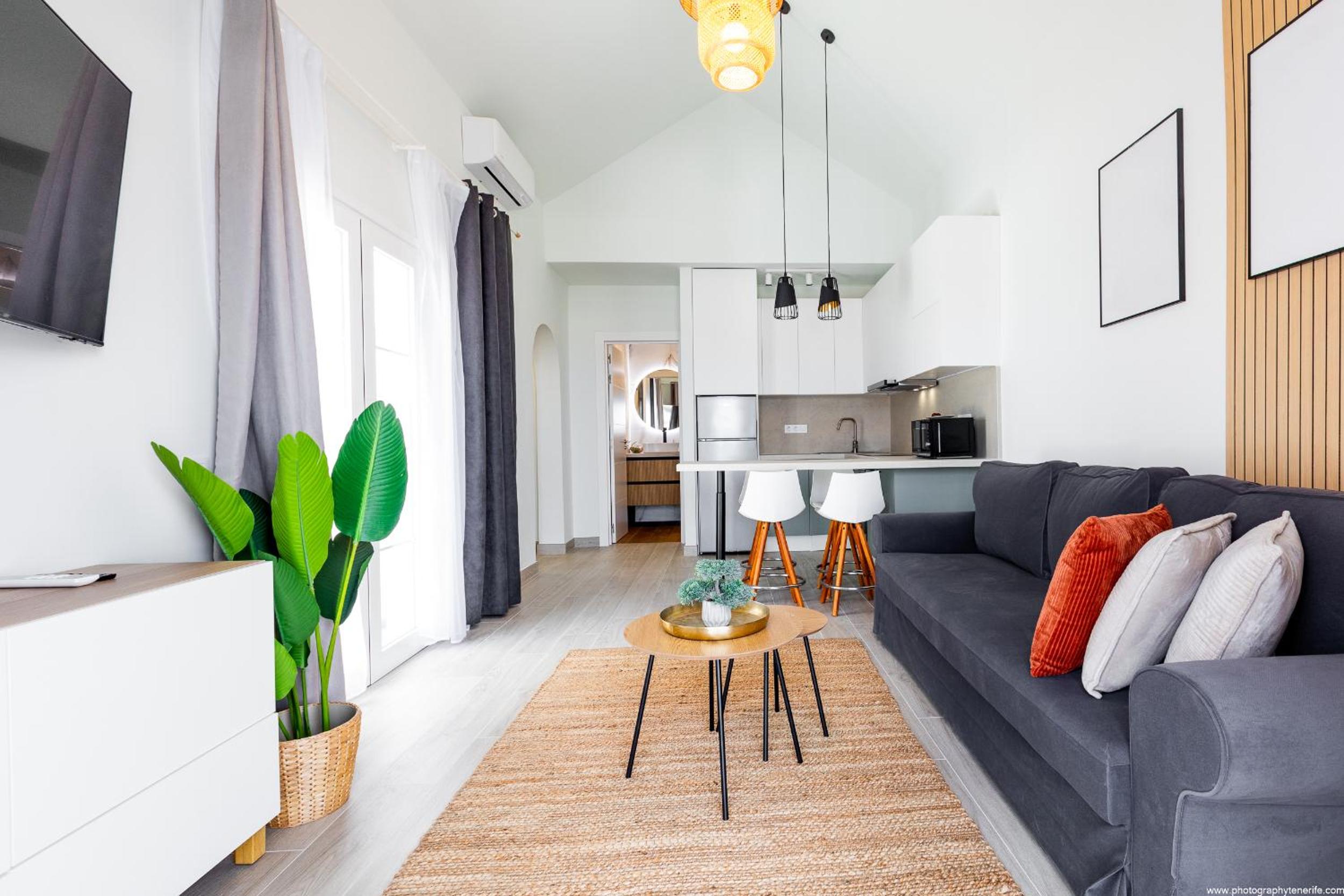 Spacious apartment with ocean view