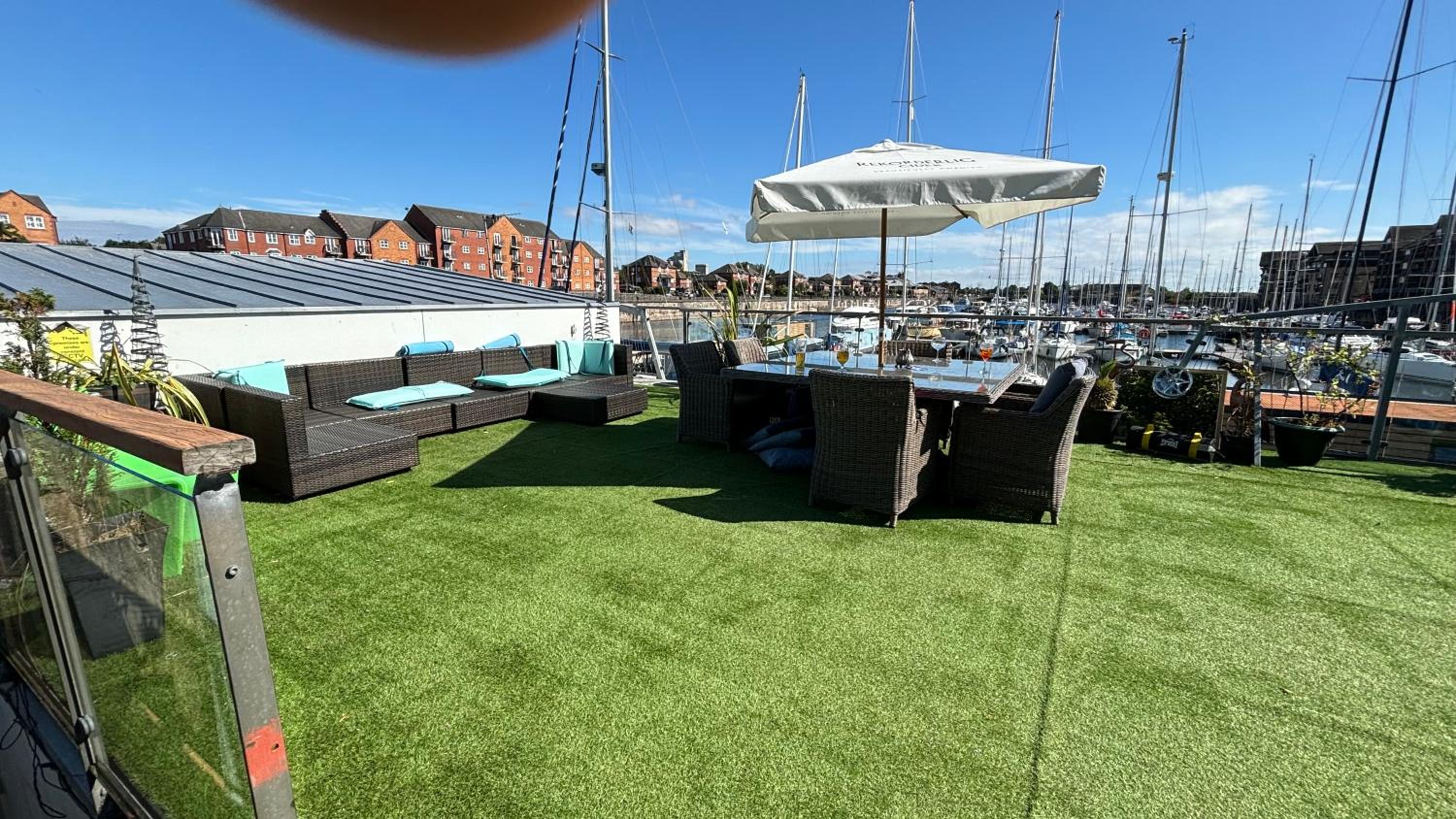 Float uniquely on Liverpool Waterfront on our high end 8 berth Houseboat view 3