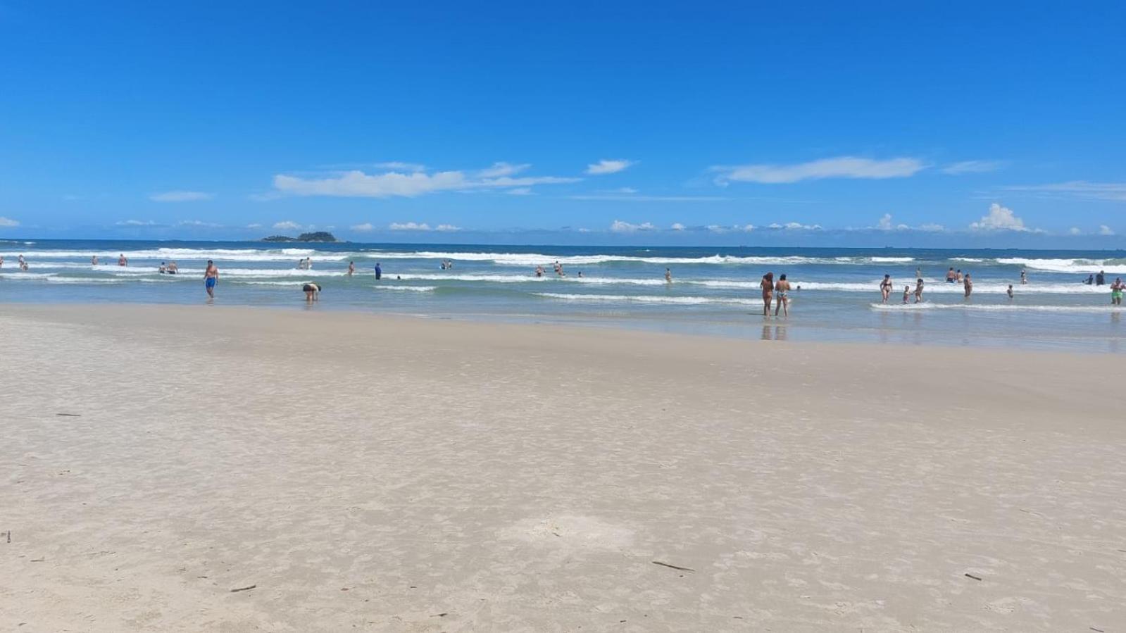 Pé na areia