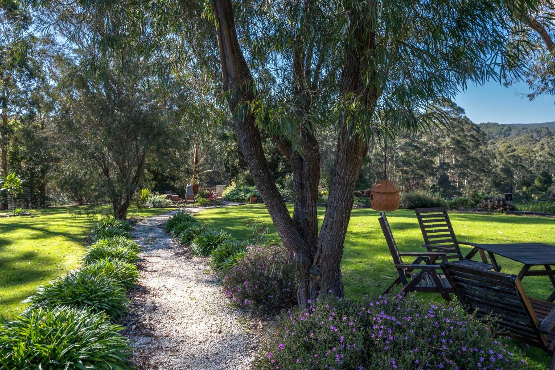 Otway Valley Lodge - koalas in the garden, wood fired hot tub