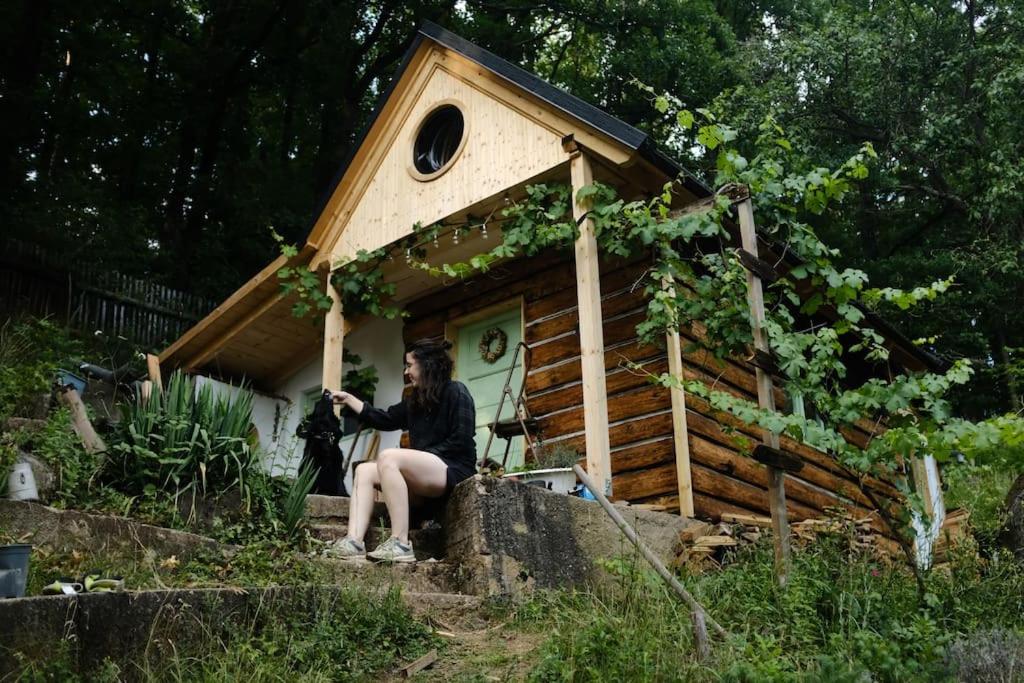 Sušárna v zahradě s vůní bylinek