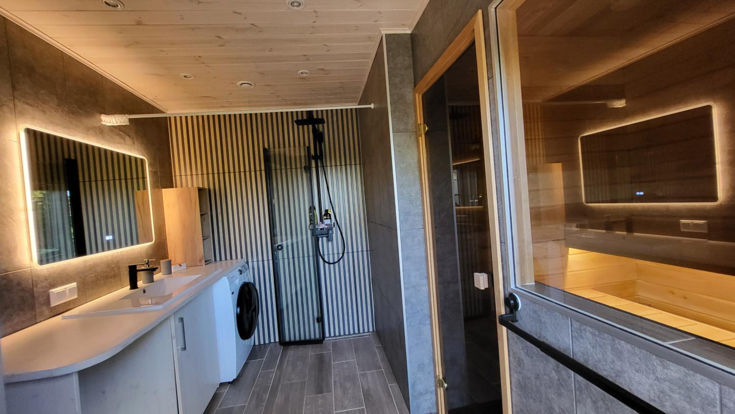 Sakala holiday home with sauna