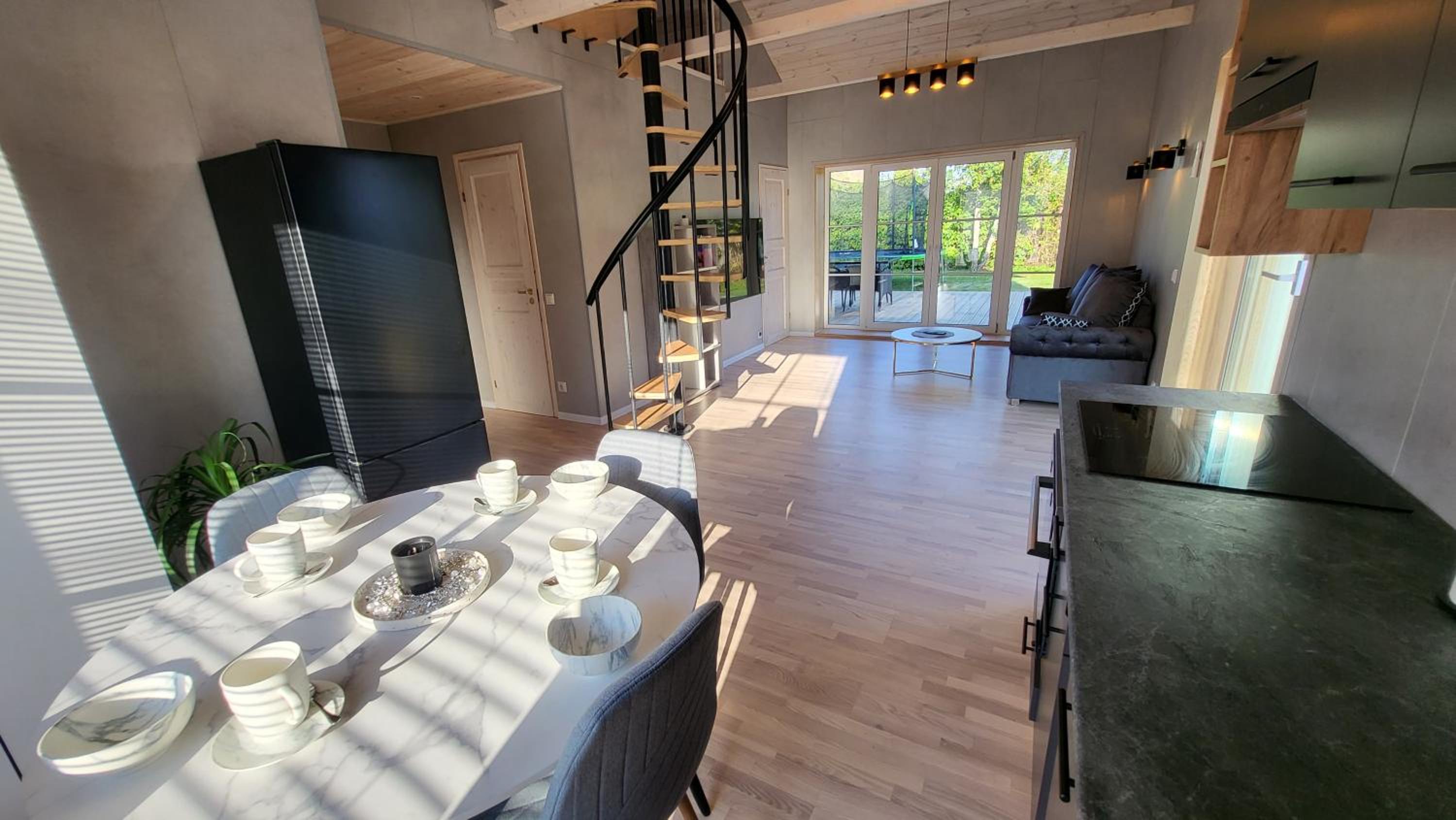 Sakala holiday home with sauna