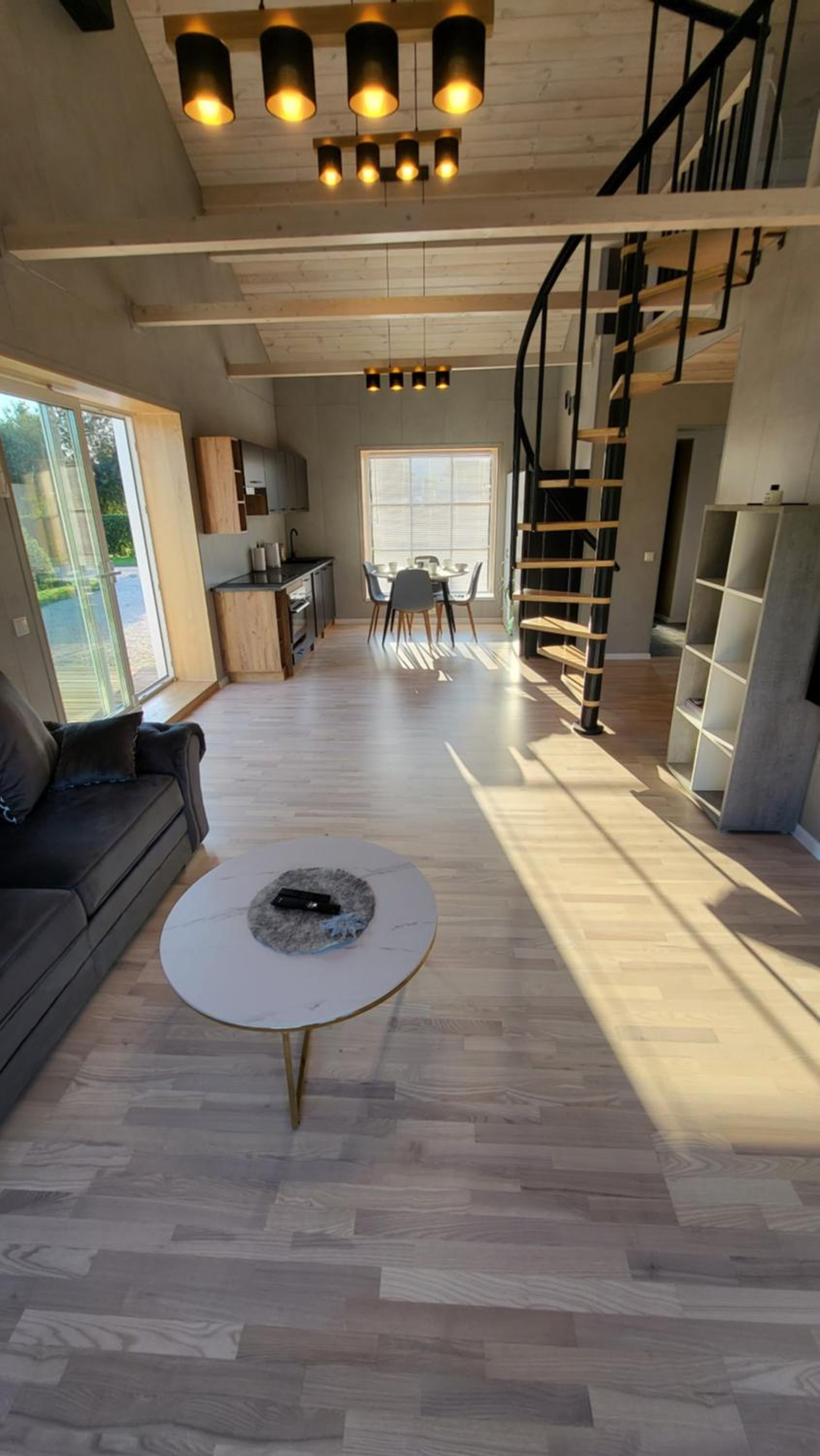 Sakala holiday home with sauna