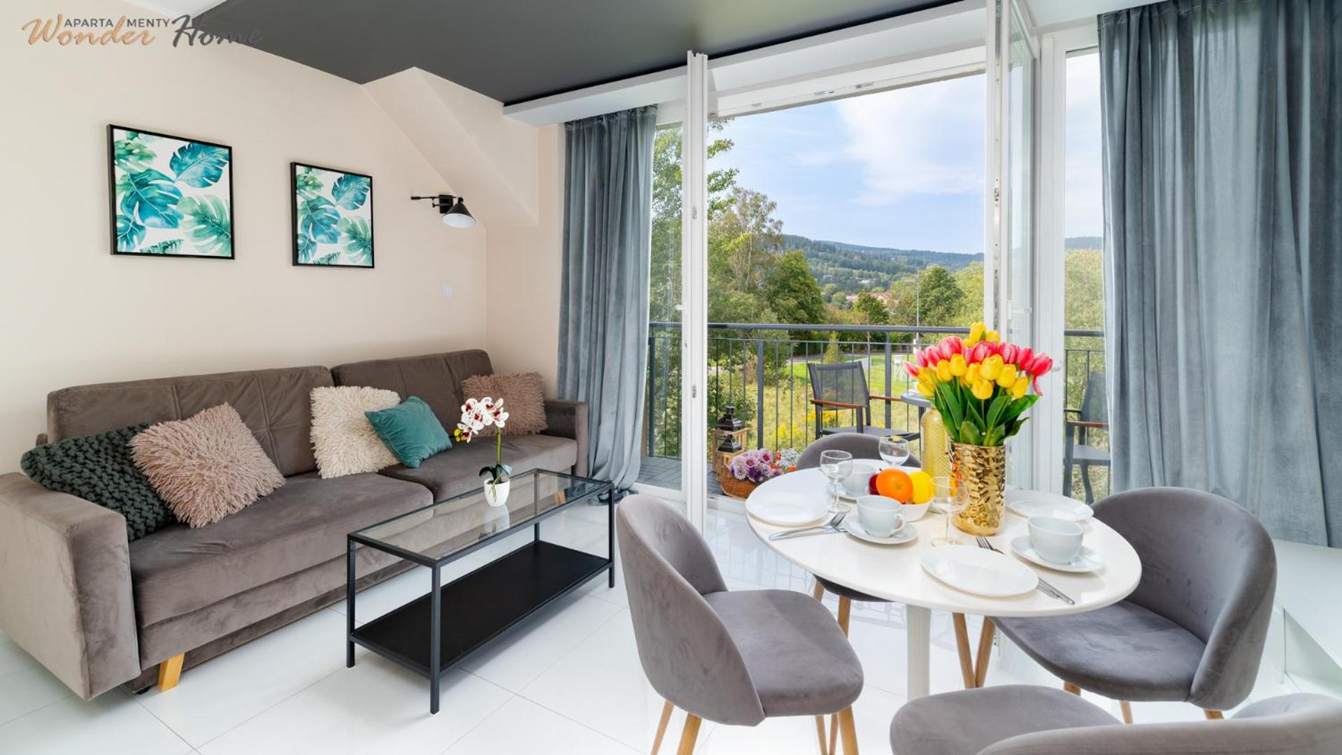 Wonder Home - Apartamenty w malowniczej okolicy, z balkonami i widokiem na góry
