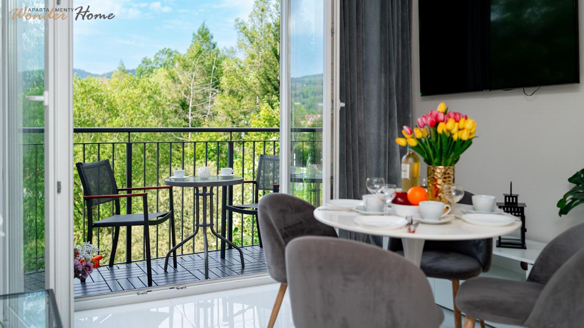 Wonder Home - Apartamenty w malowniczej okolicy, z balkonami i widokiem na góry