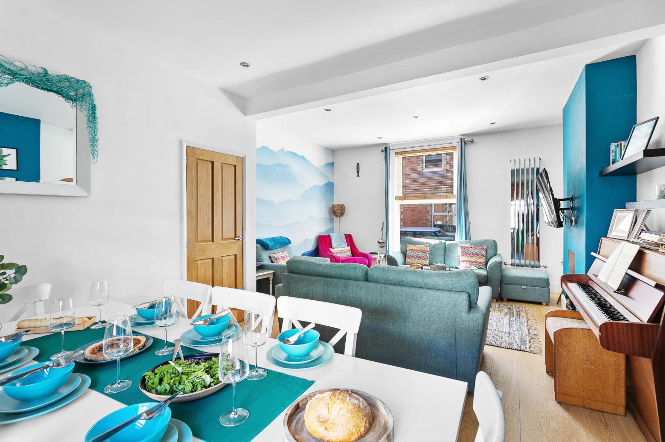 The Terrace - Light, bright characterful coastal home with parking near beaches view 2