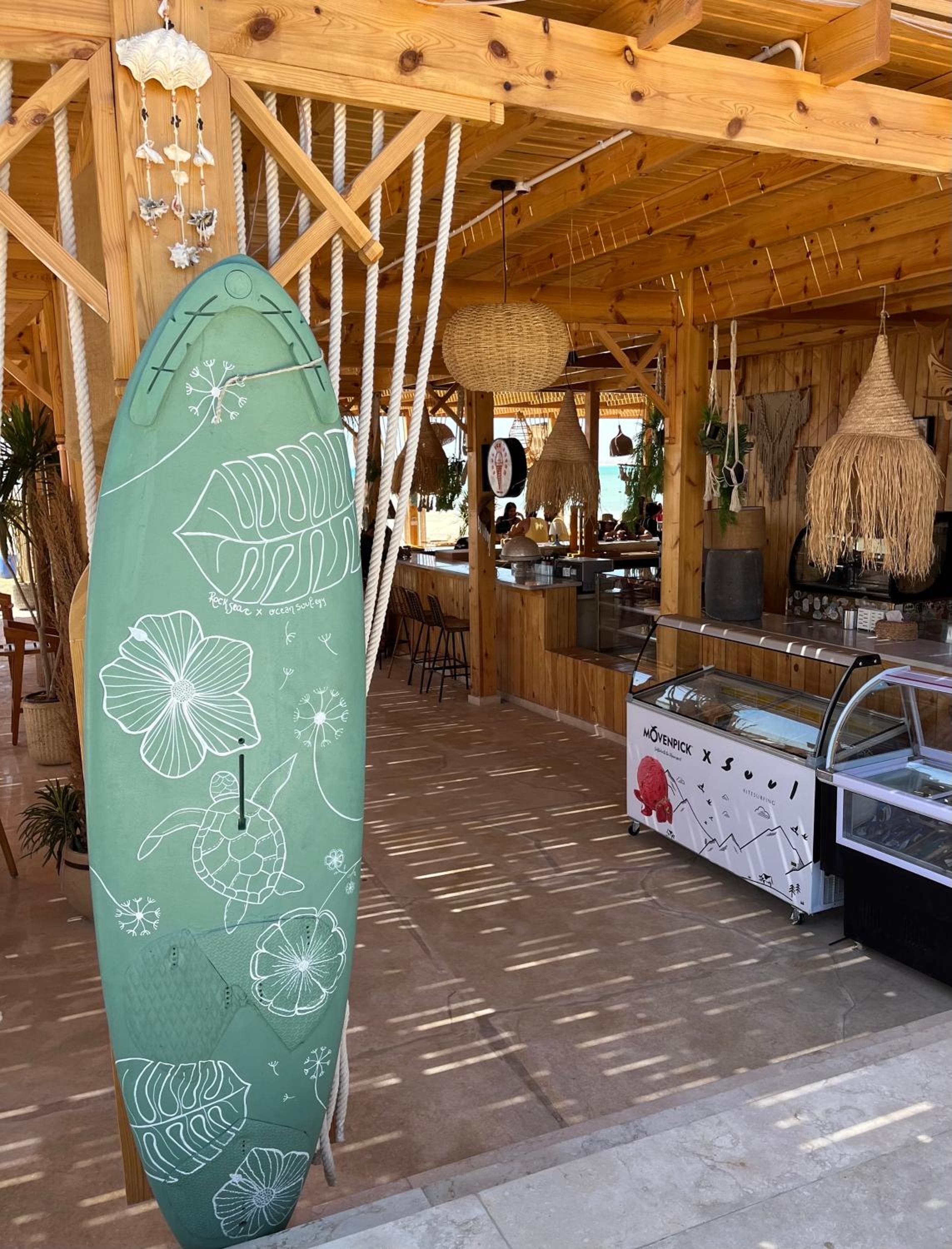 Studio with Private Door Front Seating Area at La Hacienda