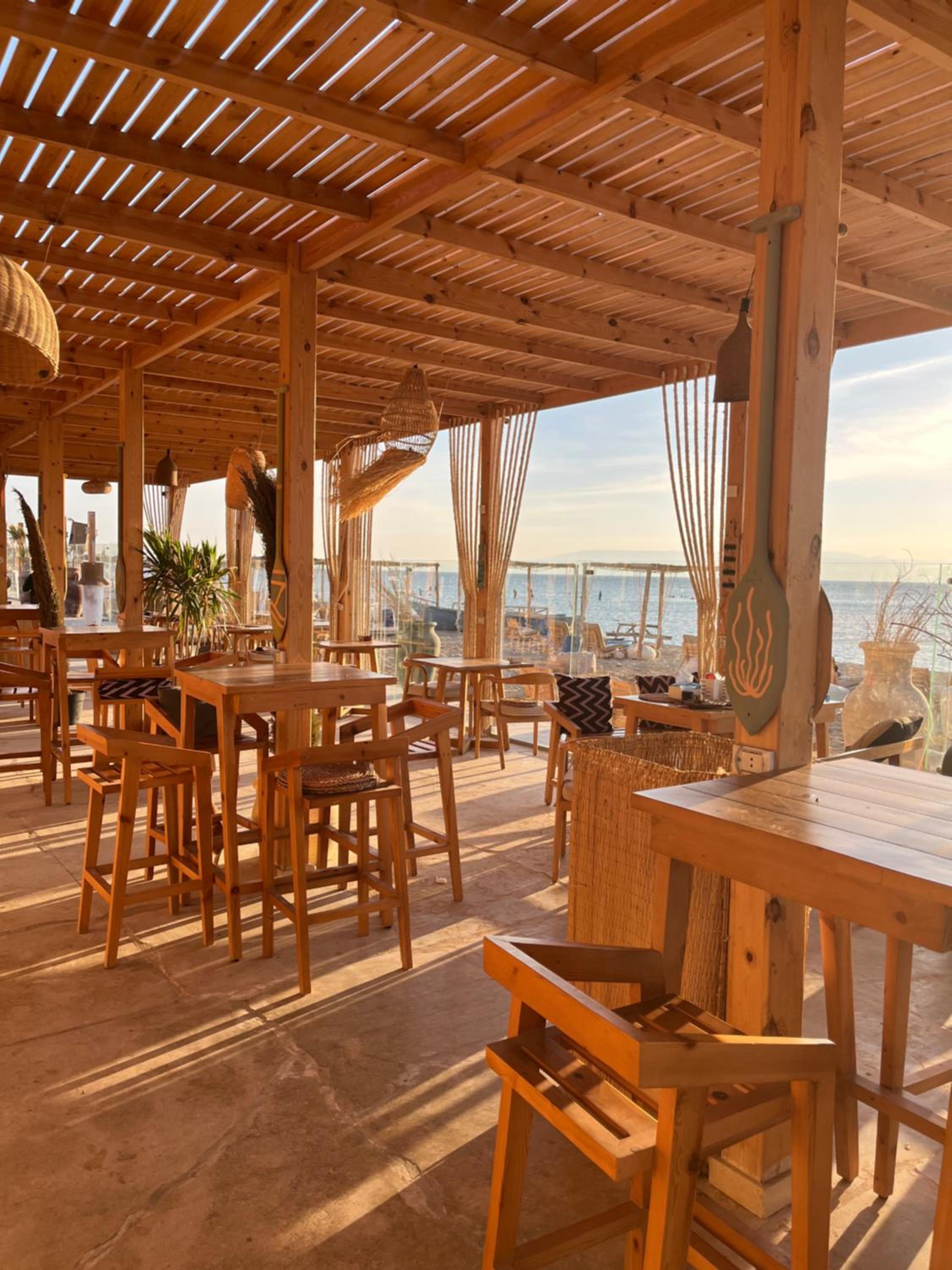 Studio with Private Door Front Seating Area at La Hacienda