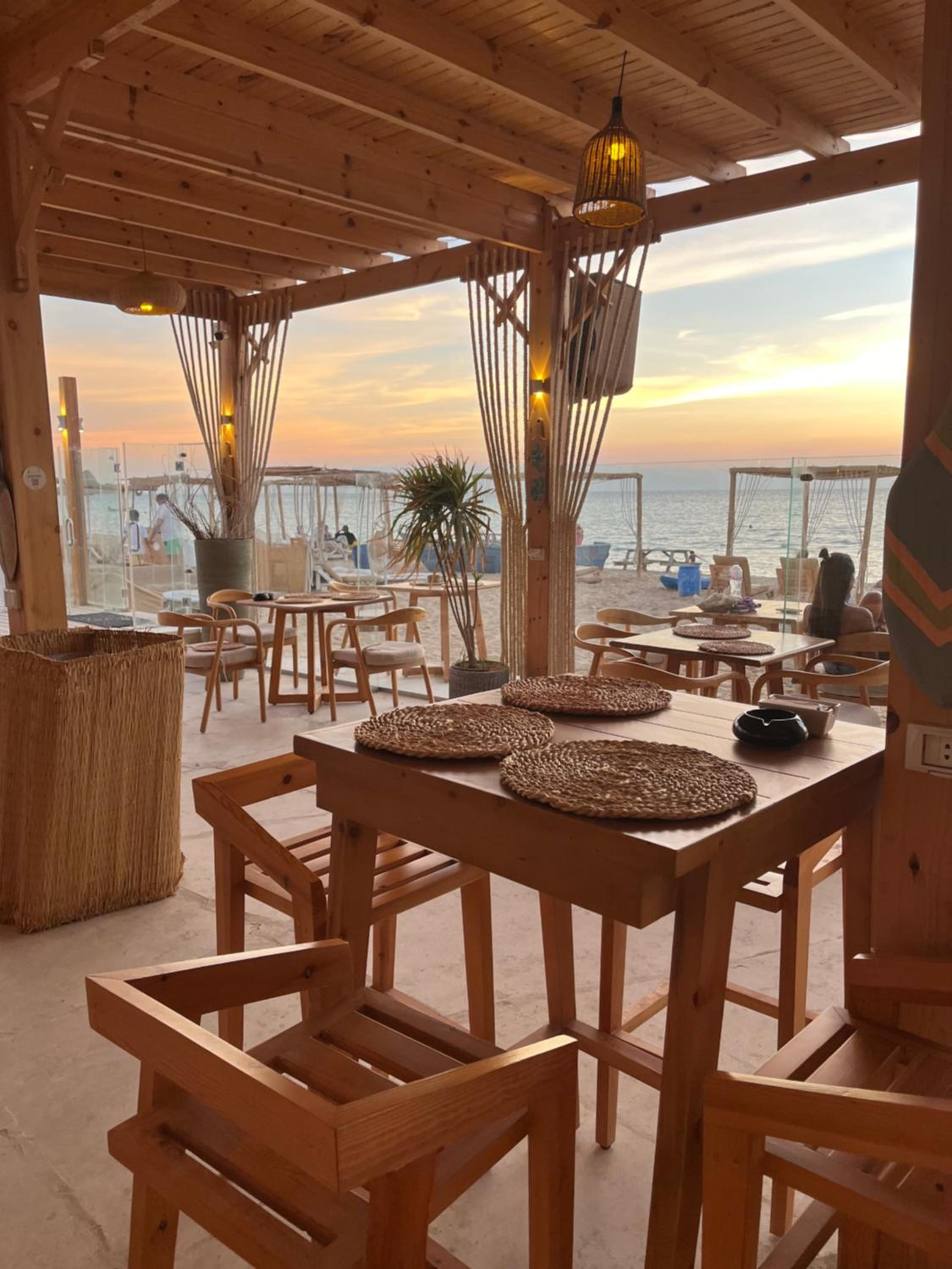 Studio with Private Door Front Seating Area at La Hacienda