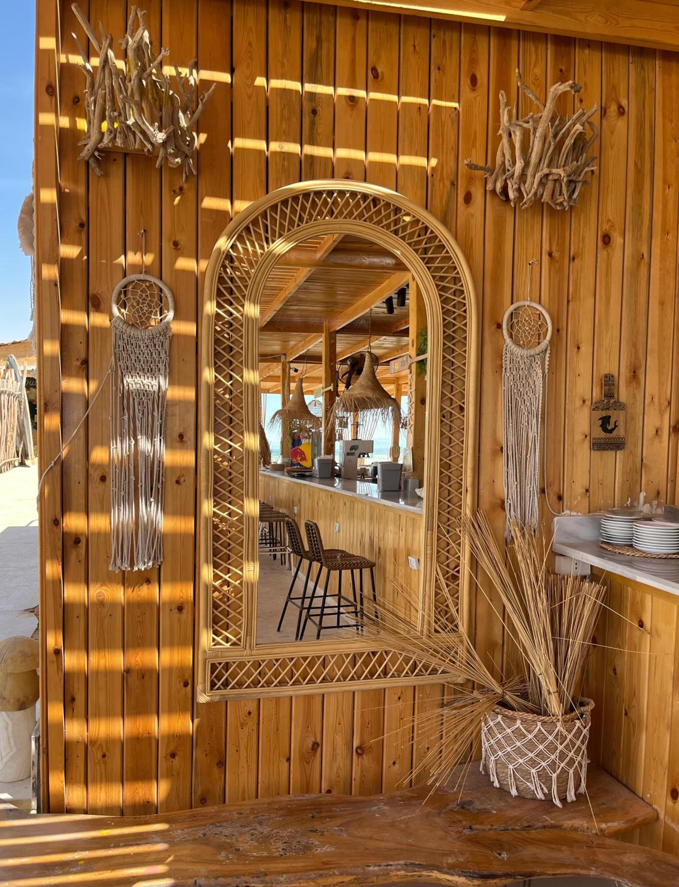 Studio with Private Door Front Seating Area at La Hacienda