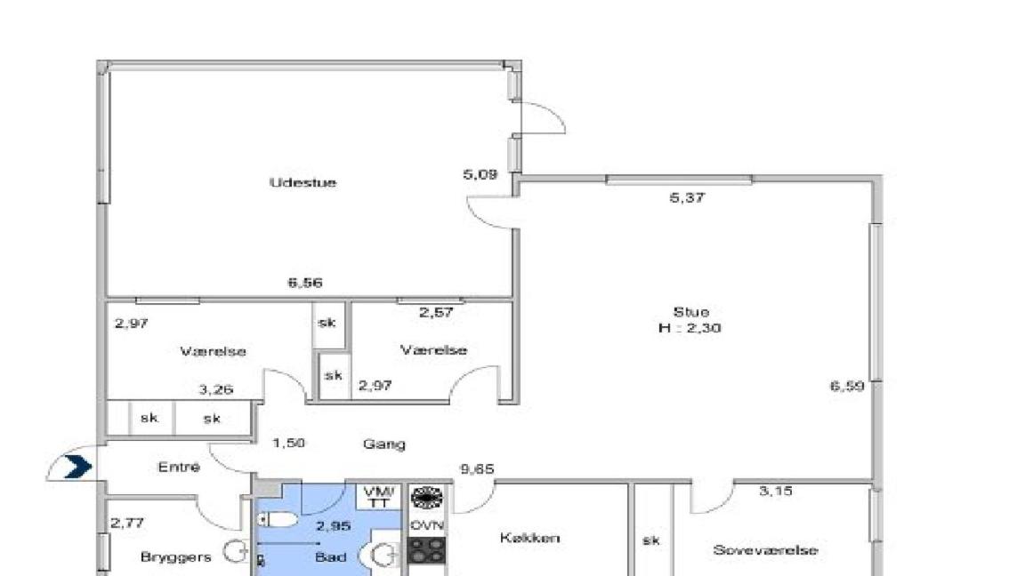 Charmerende hus i idylliske Lynæs