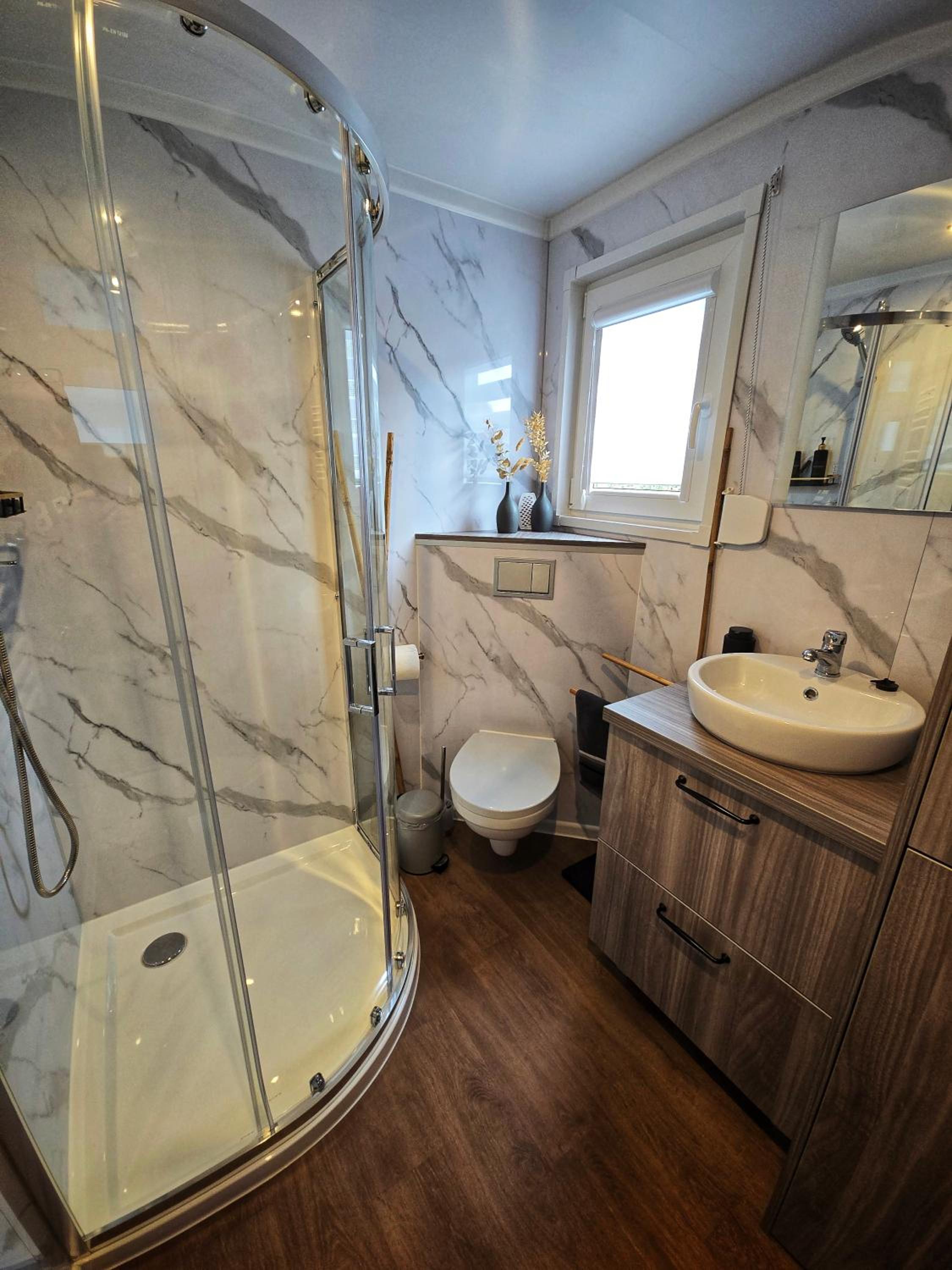 Tiny House im Felsenland mit Sauna