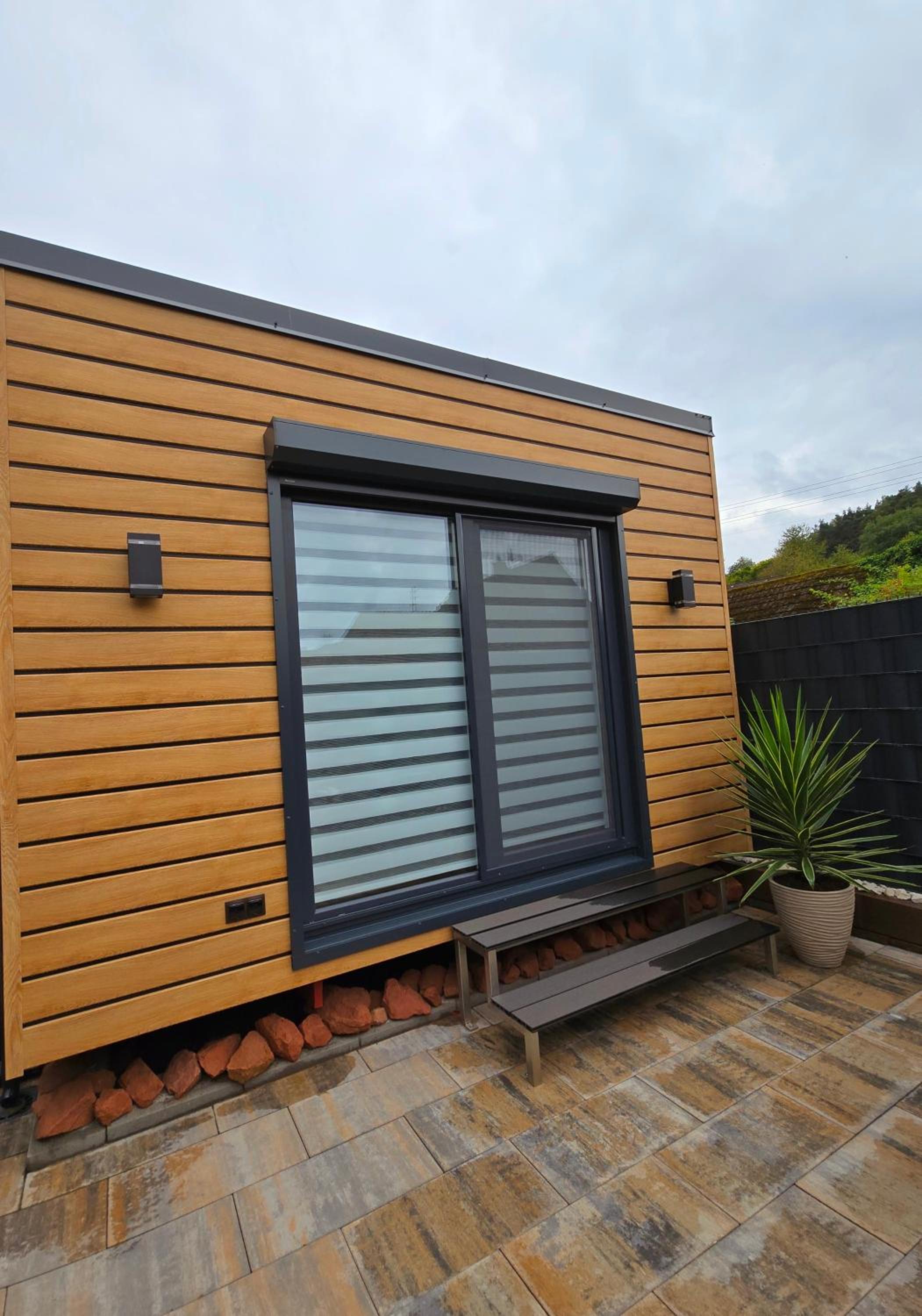 Tiny House im Felsenland mit Sauna