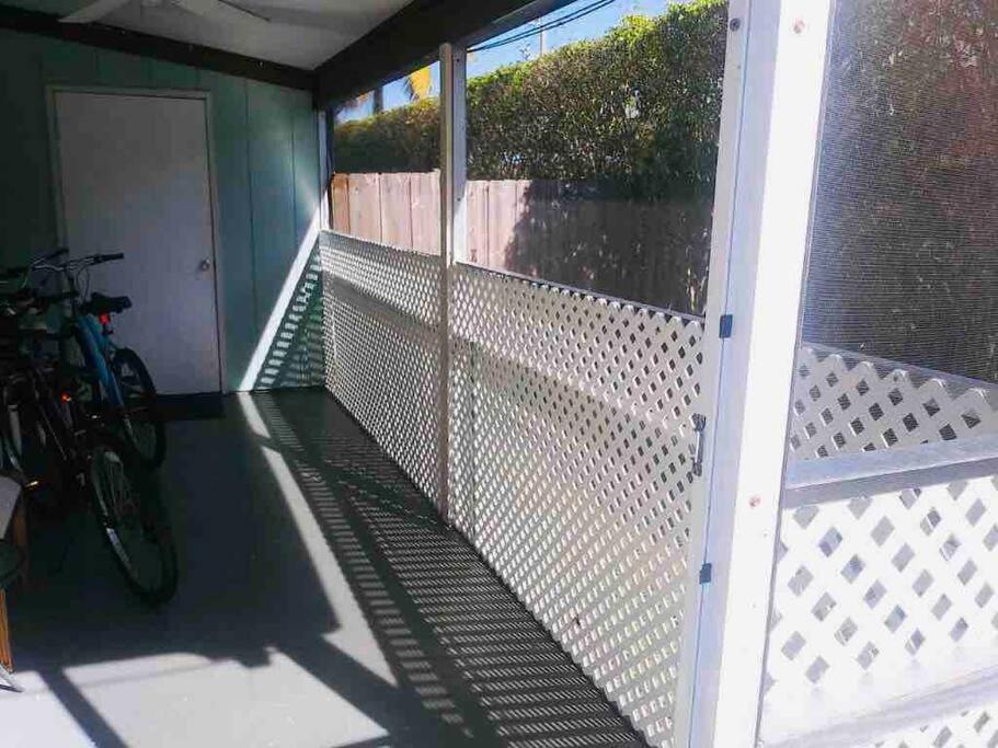 Near Beach Walk and Bike everywhere FENCED BACKYARD view 3