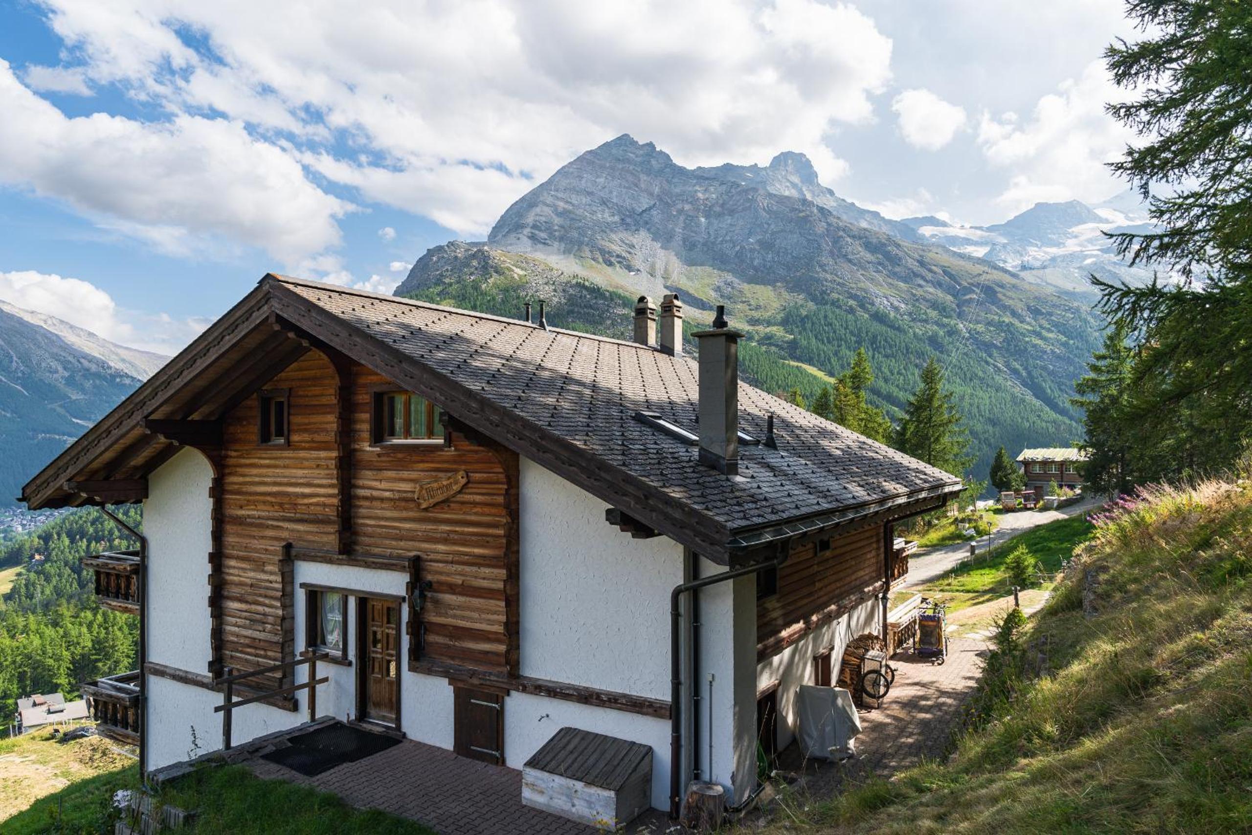 Mirador auf der Sonnenterrasse von Saas-Fee