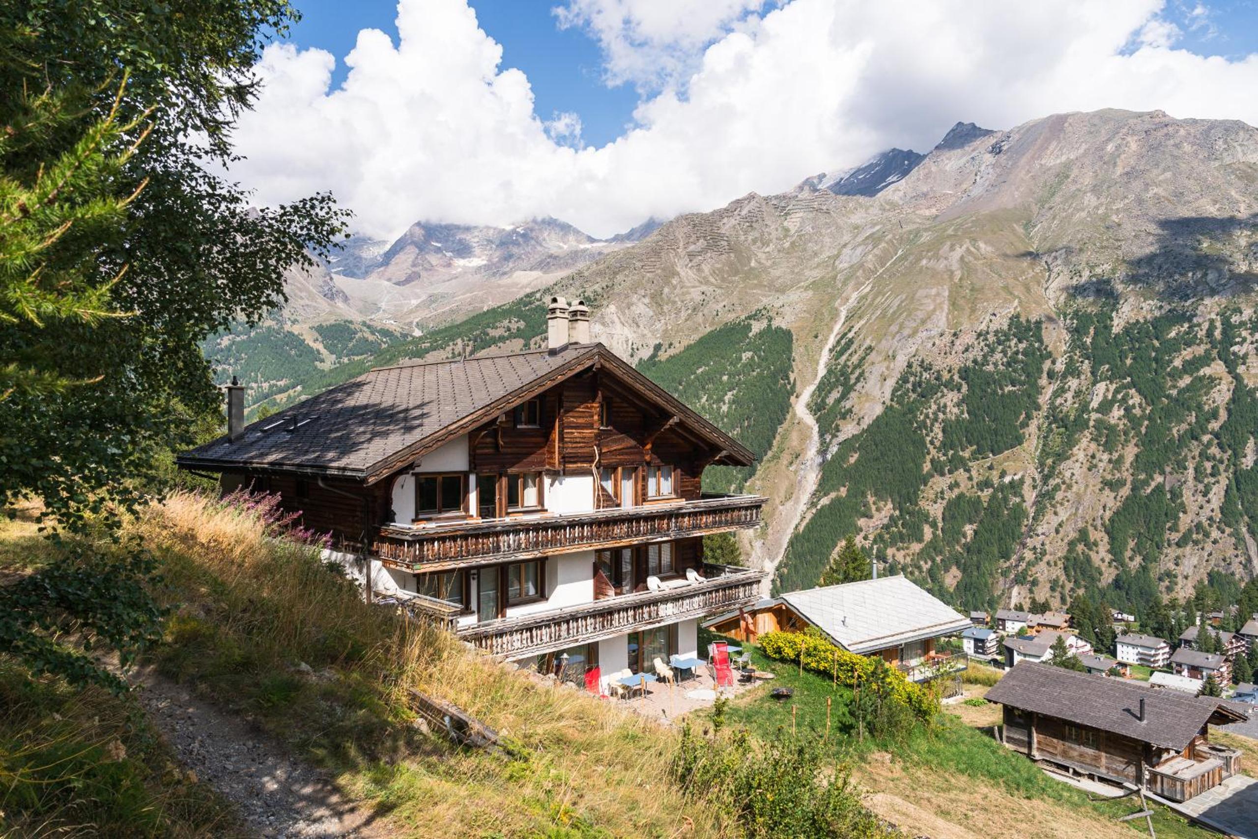 Mirador auf der Sonnenterrasse von Saas-Fee