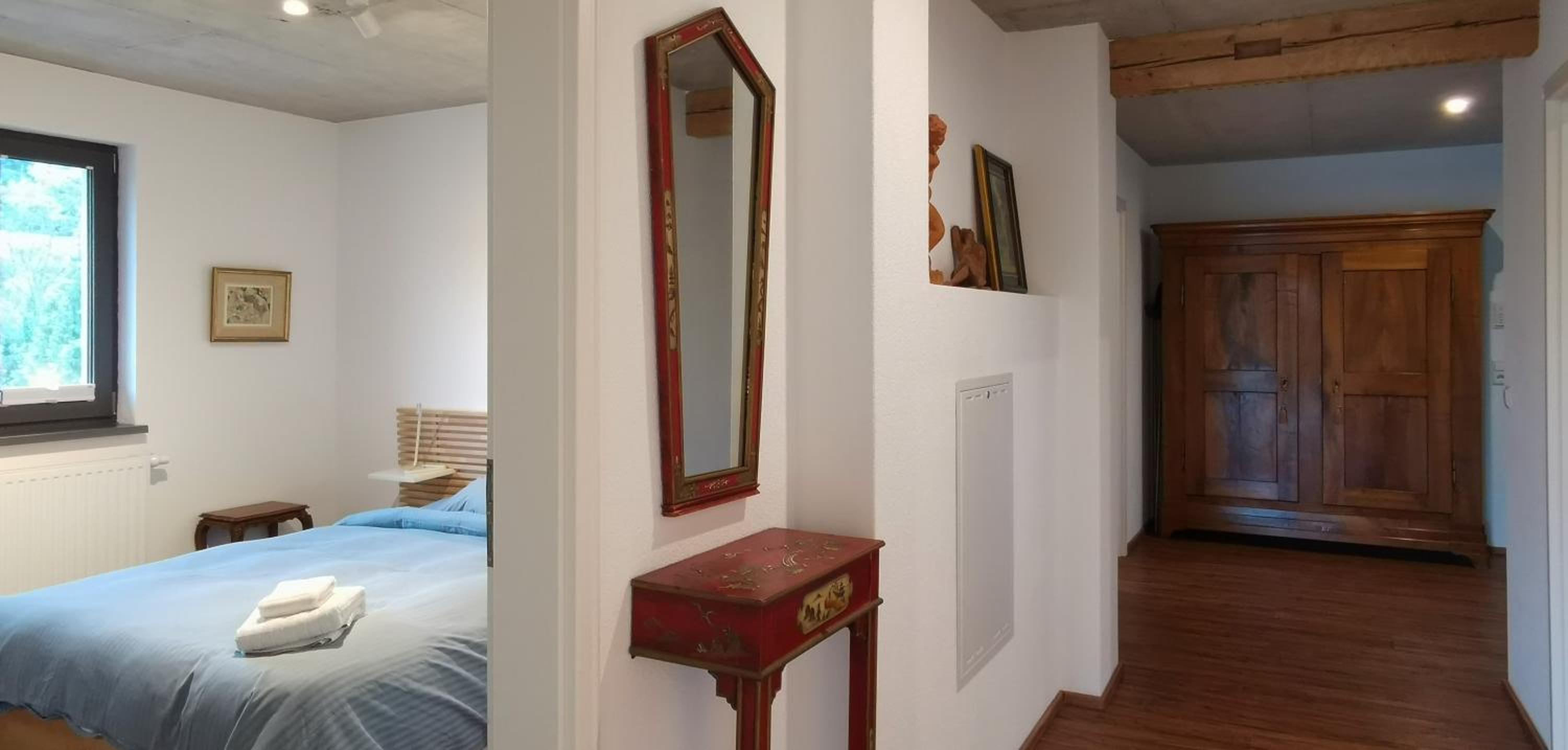 Exklusive Wohnung mit 2 Schlafzimmern für 4 Personen nur 30 Minuten von Zürich entfernt