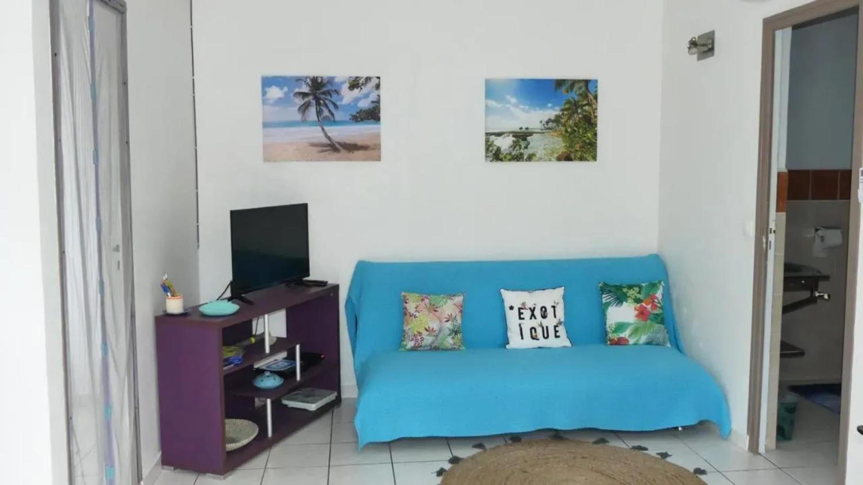 Appartement avec vue sur la mer à La Trinité - 32 m² - Terrasse view 2