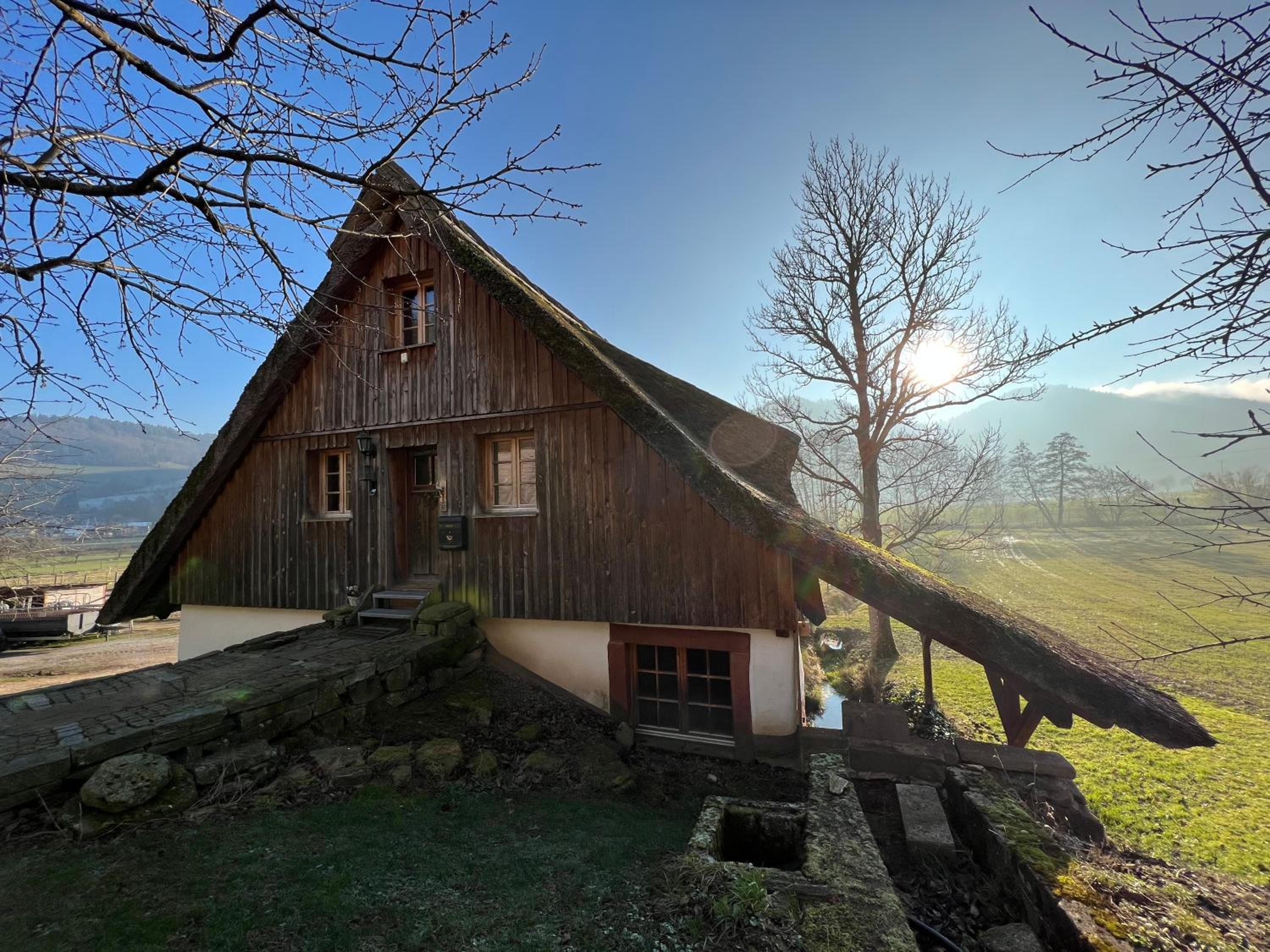 Ferienhaus Schwarzwald Mühle mit Sonnenlage, Natur, Wanderwege