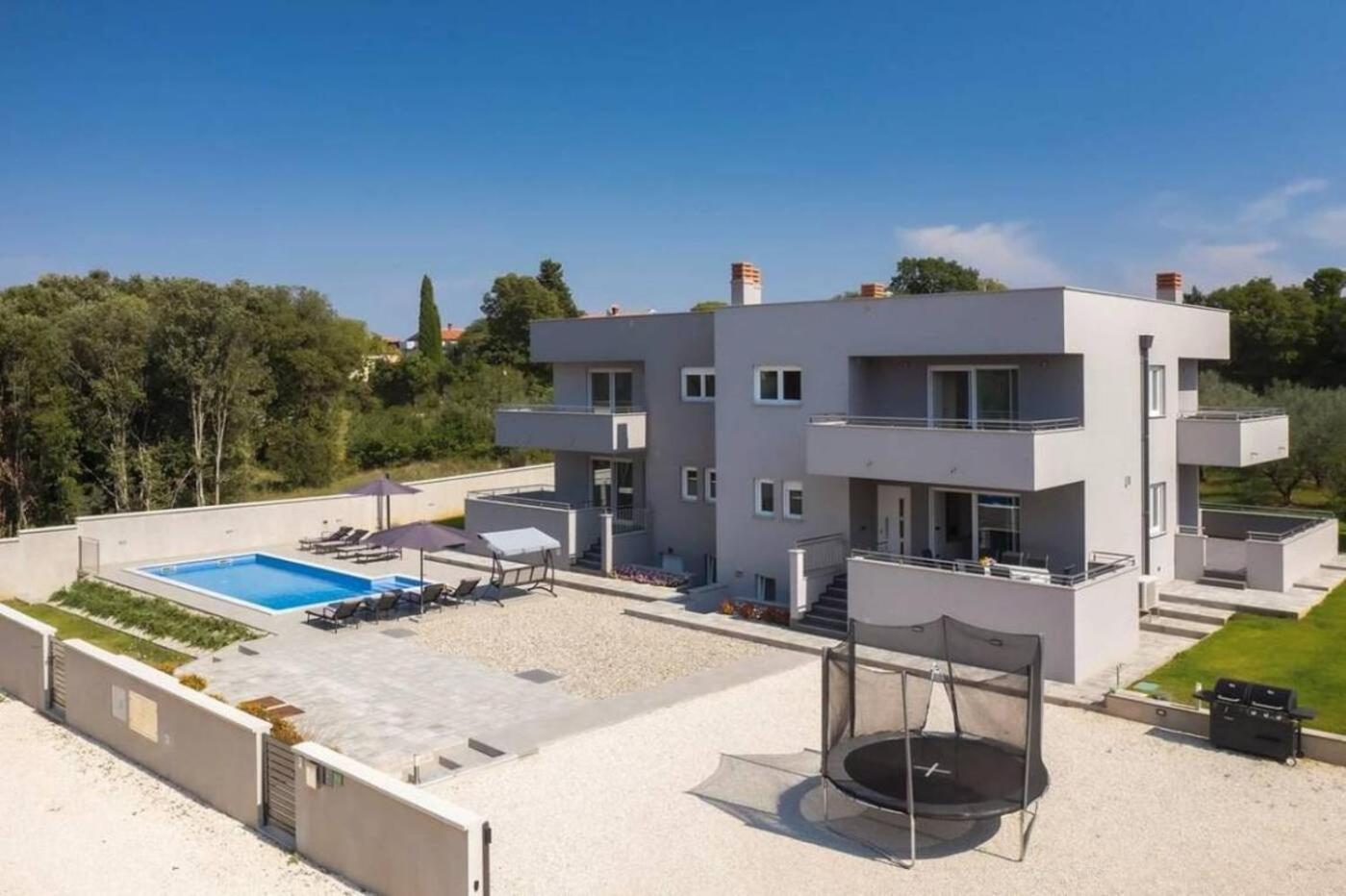 Villa Grande T&D for 14 people in Pula with sauna, fitness & heated pool view 2