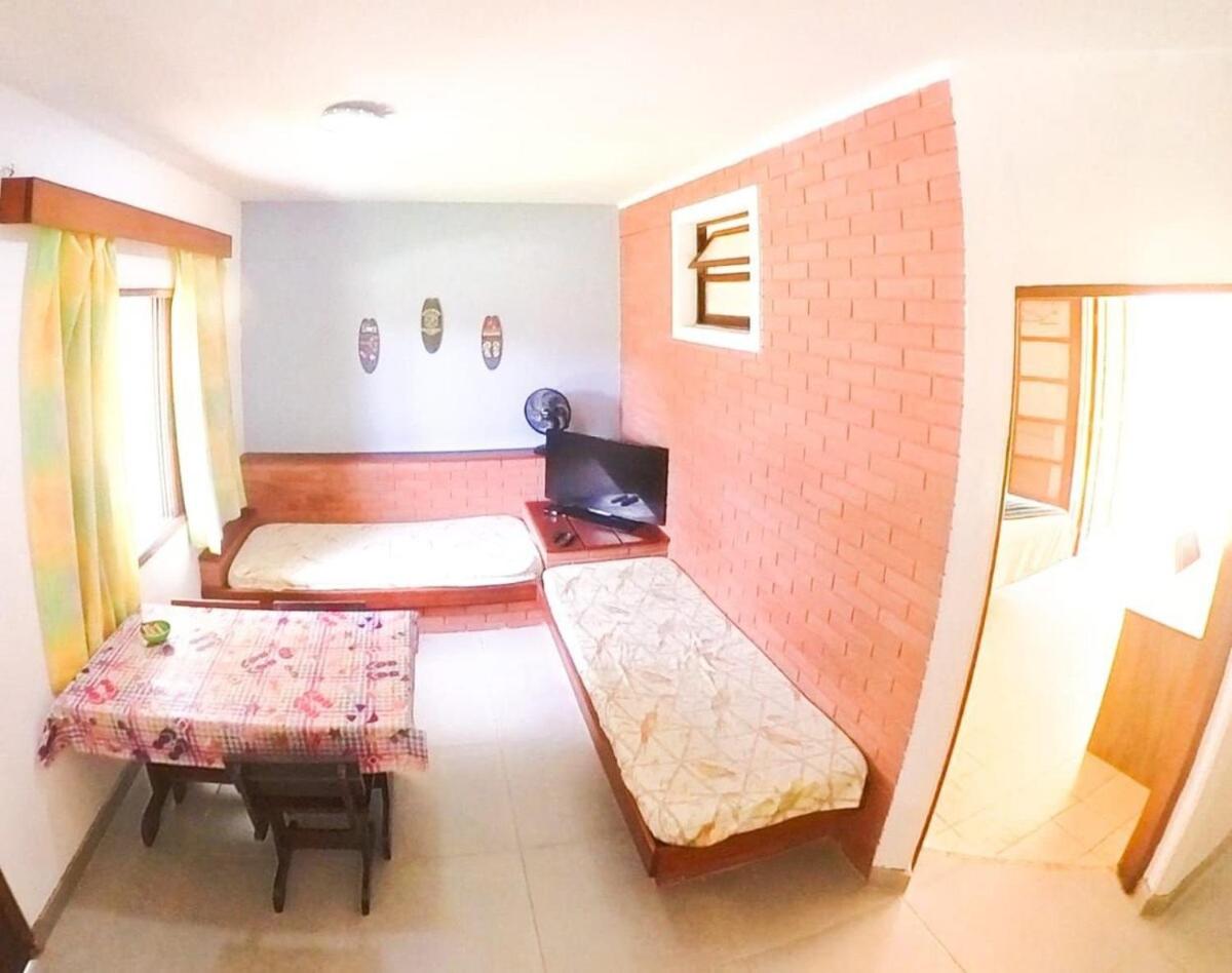 Flat perto de 3 praias com vaga e cozinha completa