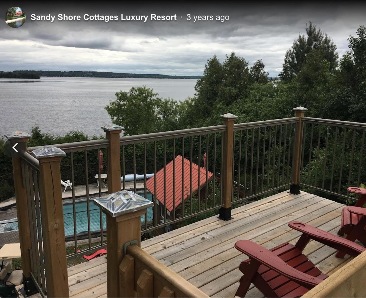 Sandy Shore Cottages Luxury Resort on Rice Lake