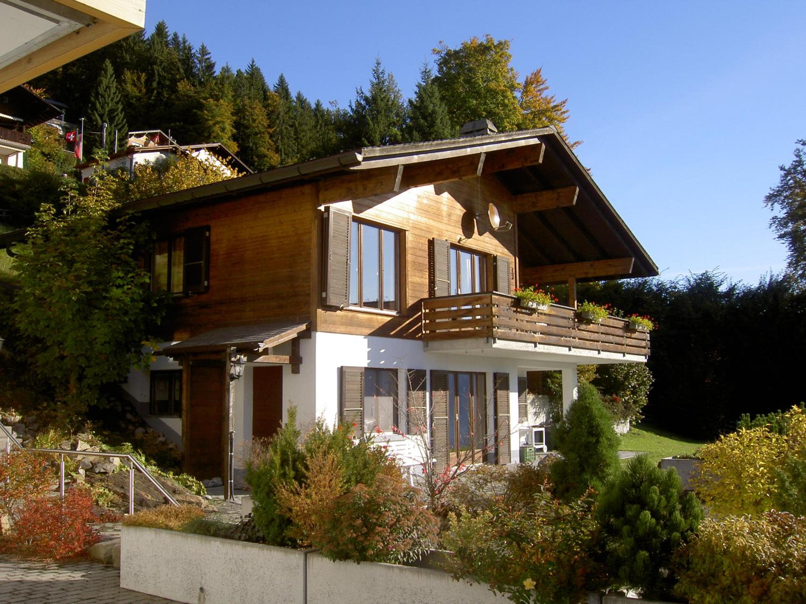 Chalet Hinkelstein in Beatenberg traumhafte Aussicht auf Eiger, Mönch & Jungfrau