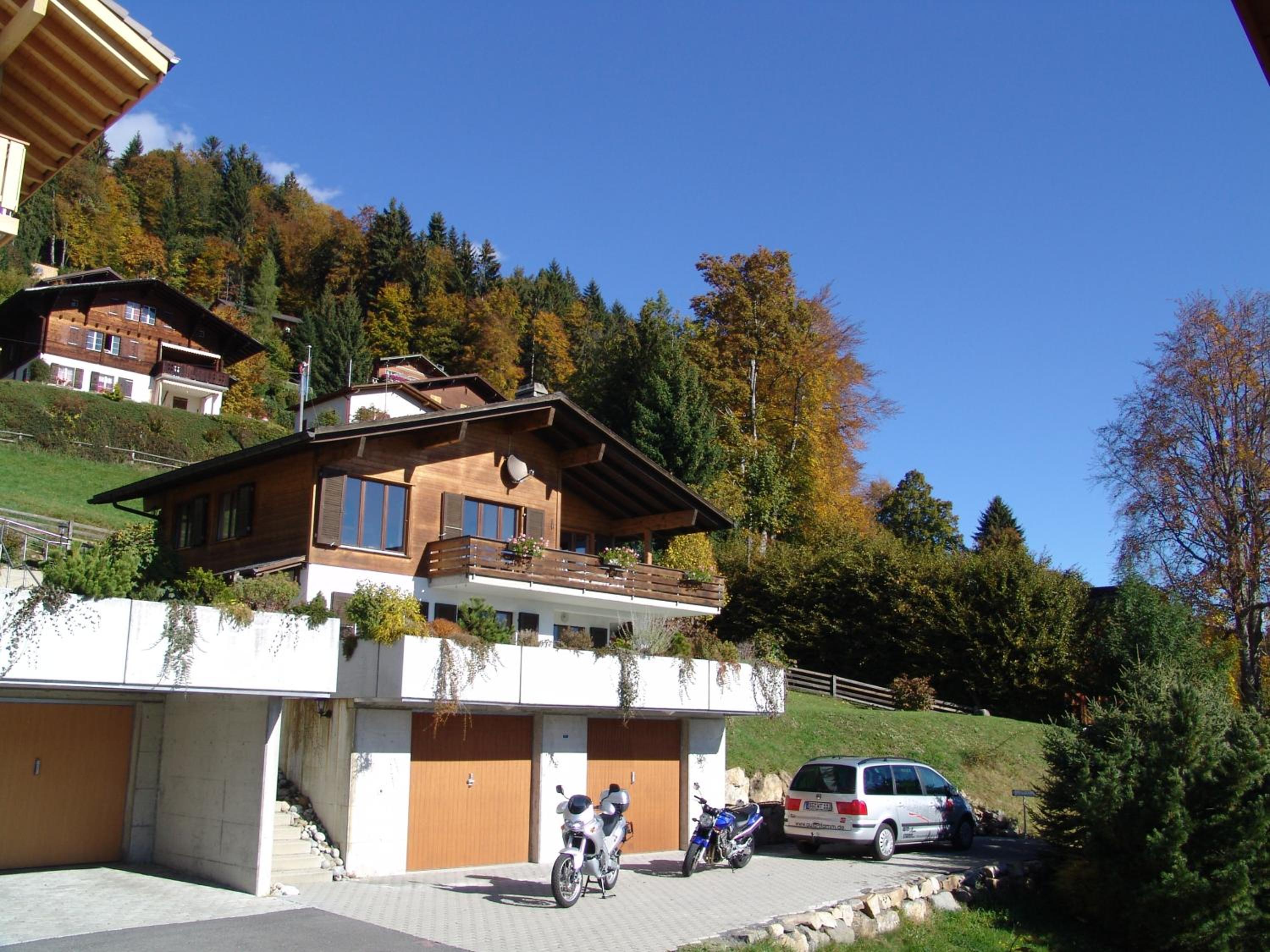 Chalet Hinkelstein in Beatenberg traumhafte Aussicht auf Eiger, Mönch & Jungfrau