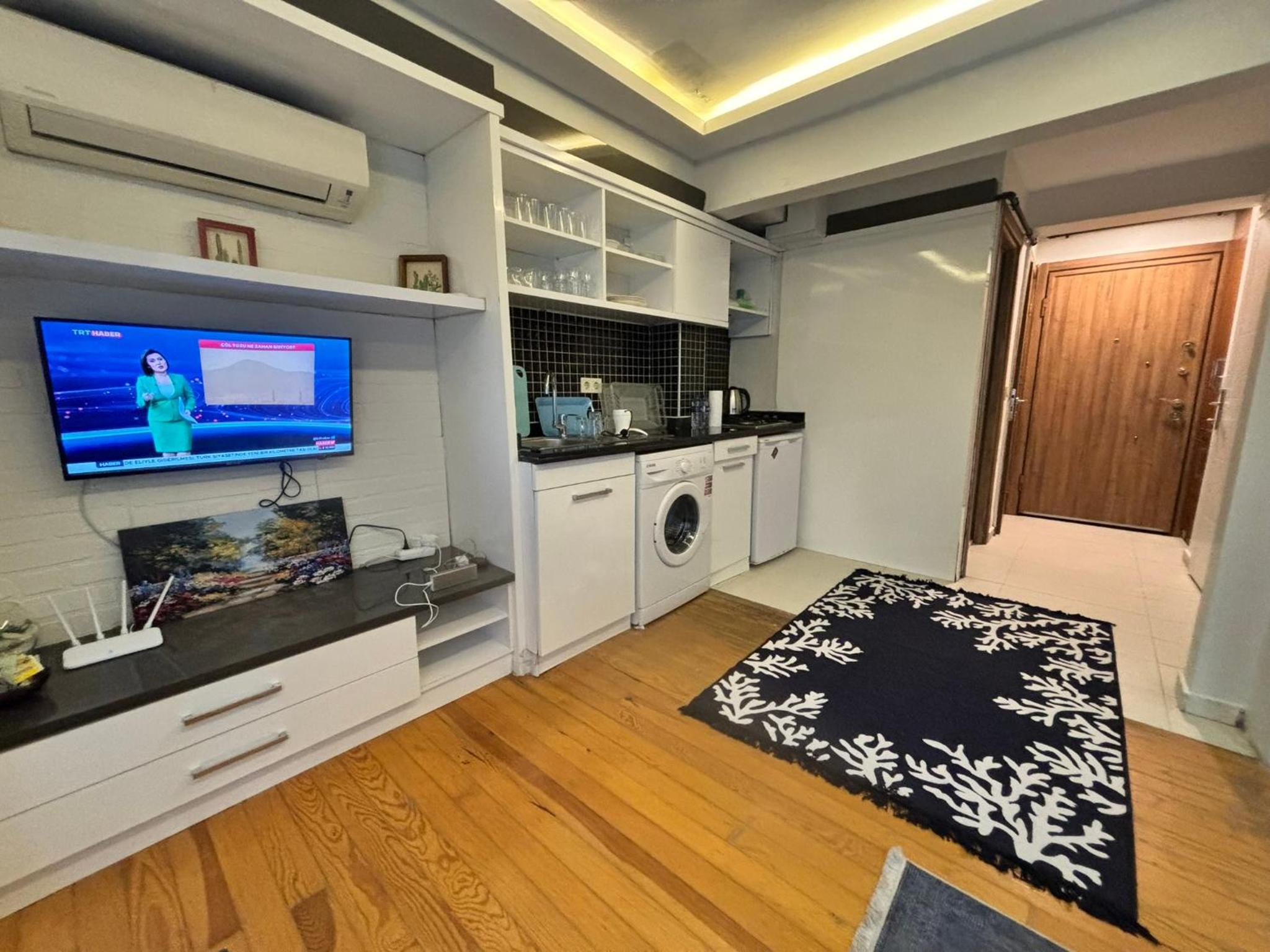 Charming Semi-Basement Apartment Steps from Taksim Square No 1