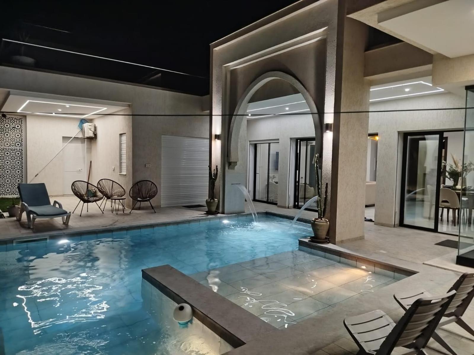 Villa Lynoute piscine sans vis à vis meilleur emplacement à proximité de la plage