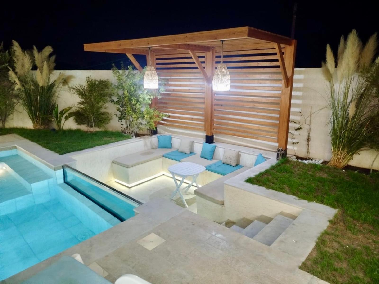 Villa Lynoute piscine sans vis à vis meilleur emplacement à proximité de la plage