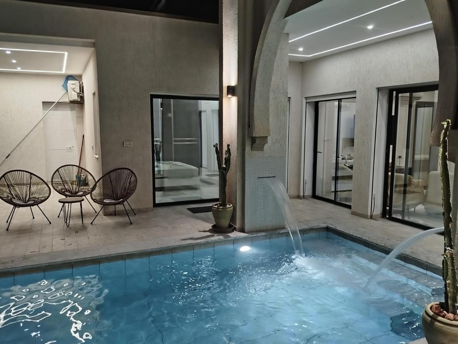 Villa Lynoute piscine sans vis à vis meilleur emplacement à proximité de la plage