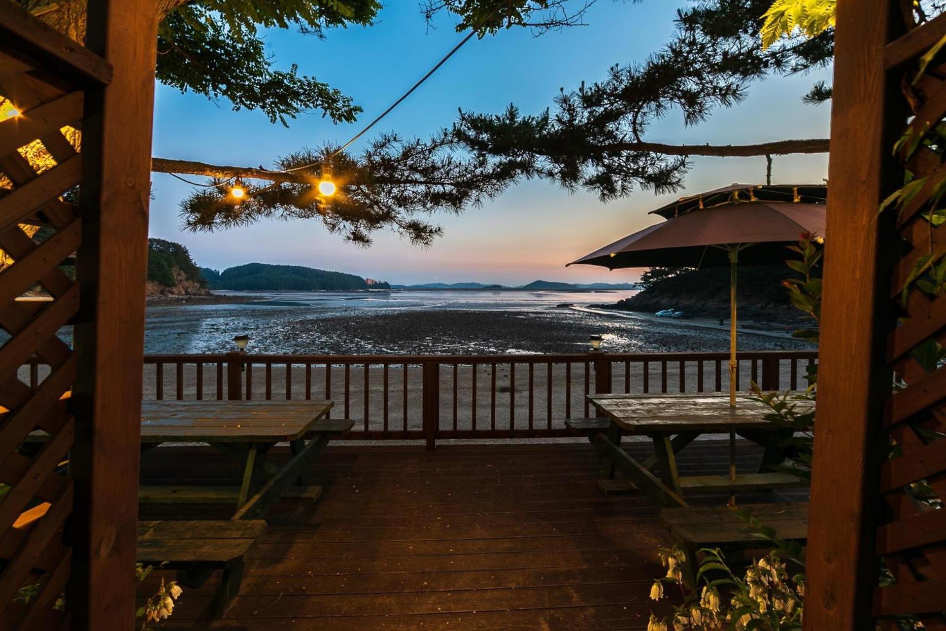 Healing beach pension