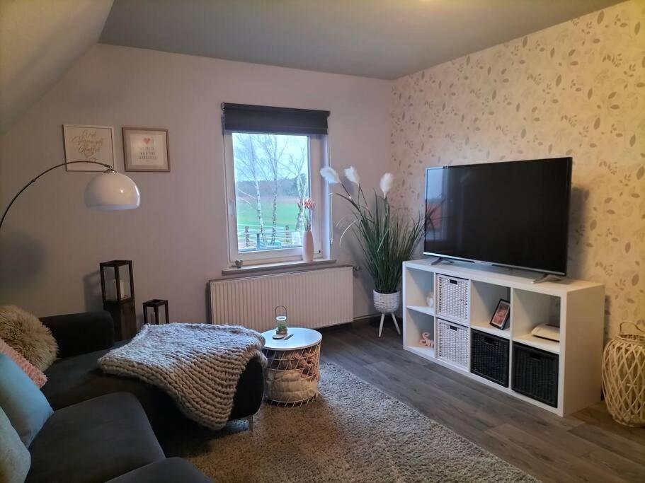 Familienfreundliche große Ferienwohnung mit Pferden, Spielplatz direkt am Haus, Sauna & viel Natur
