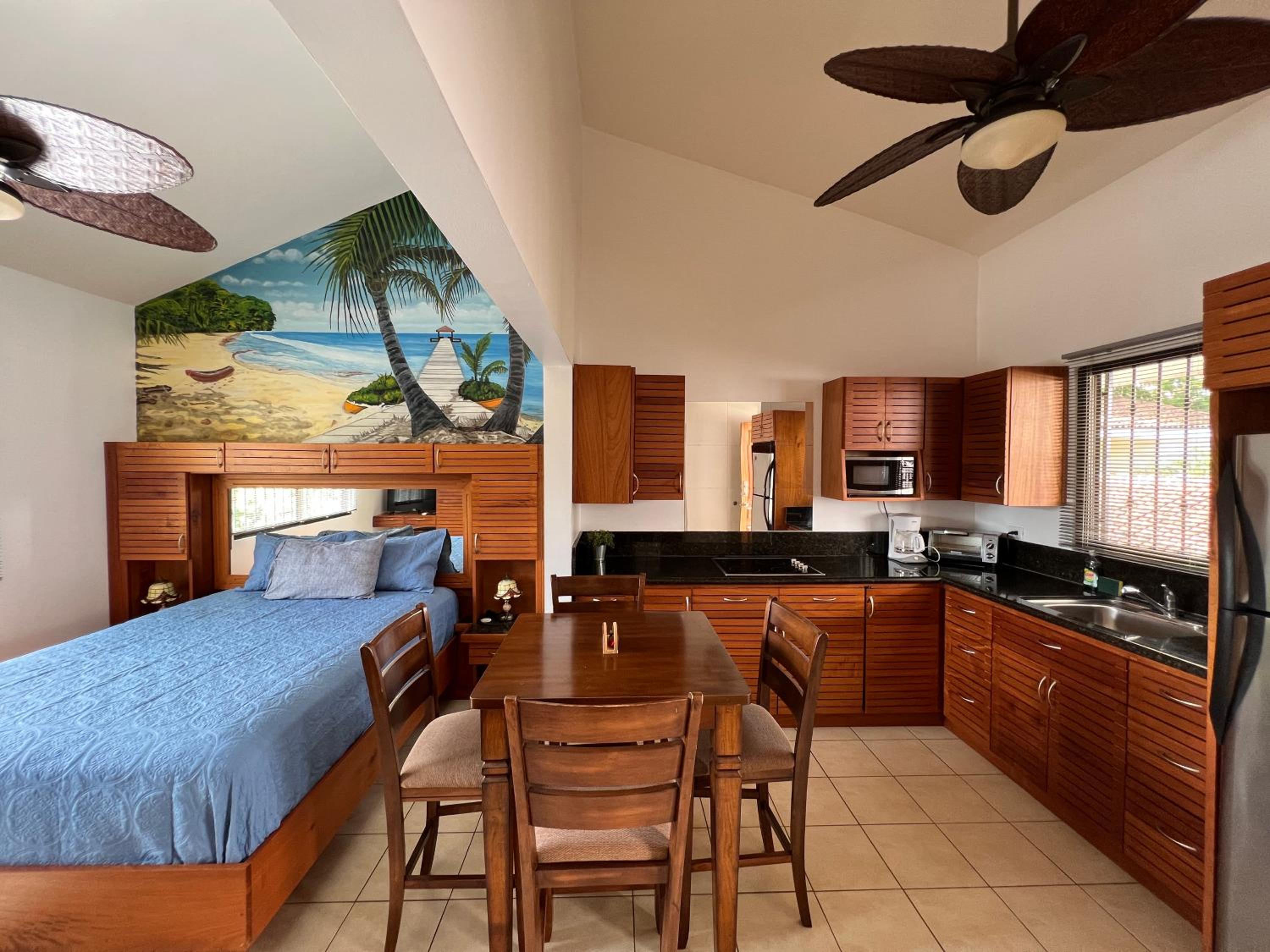 Tropical Beach Second Floor Studio with Hill view