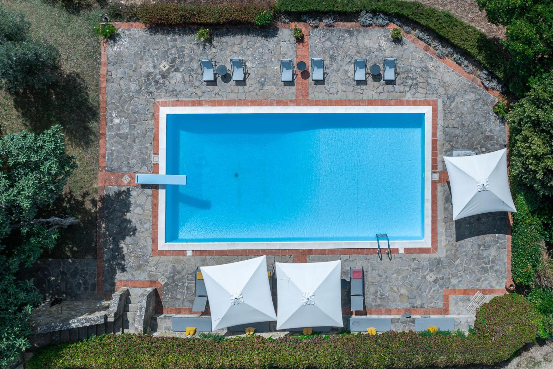 Apartments Florence - Villa Fonte Morgana with pool