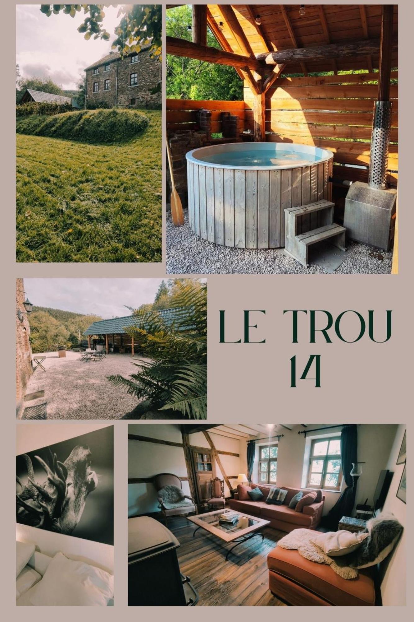 Le Trou 14, Ancienne ferme dans la nature avec bain nordique